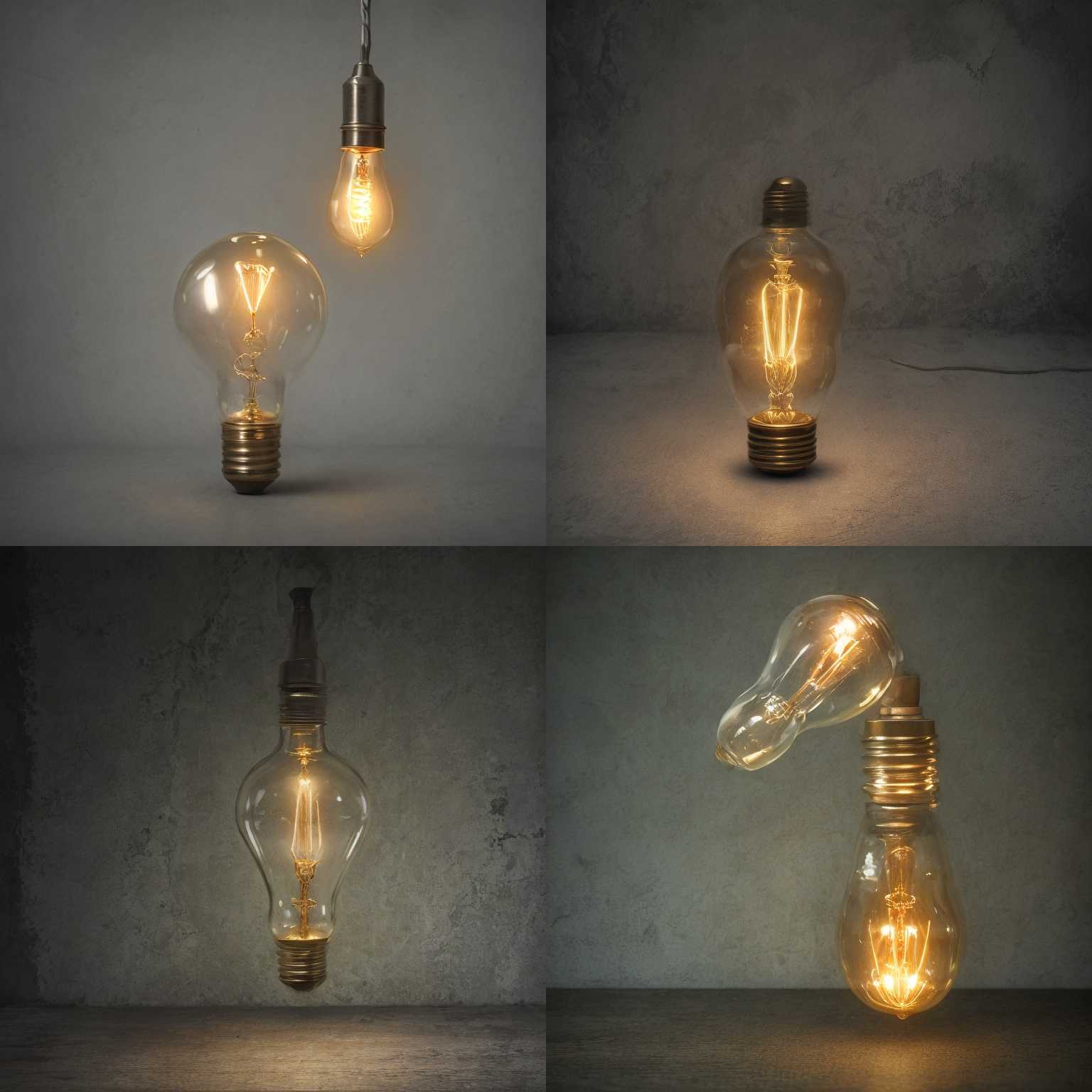 A lightbulb without electricity