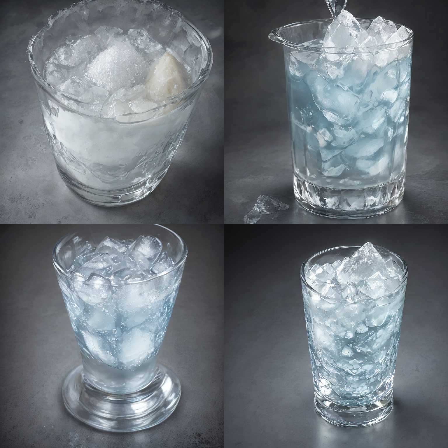 A glass of water mixed with sugar