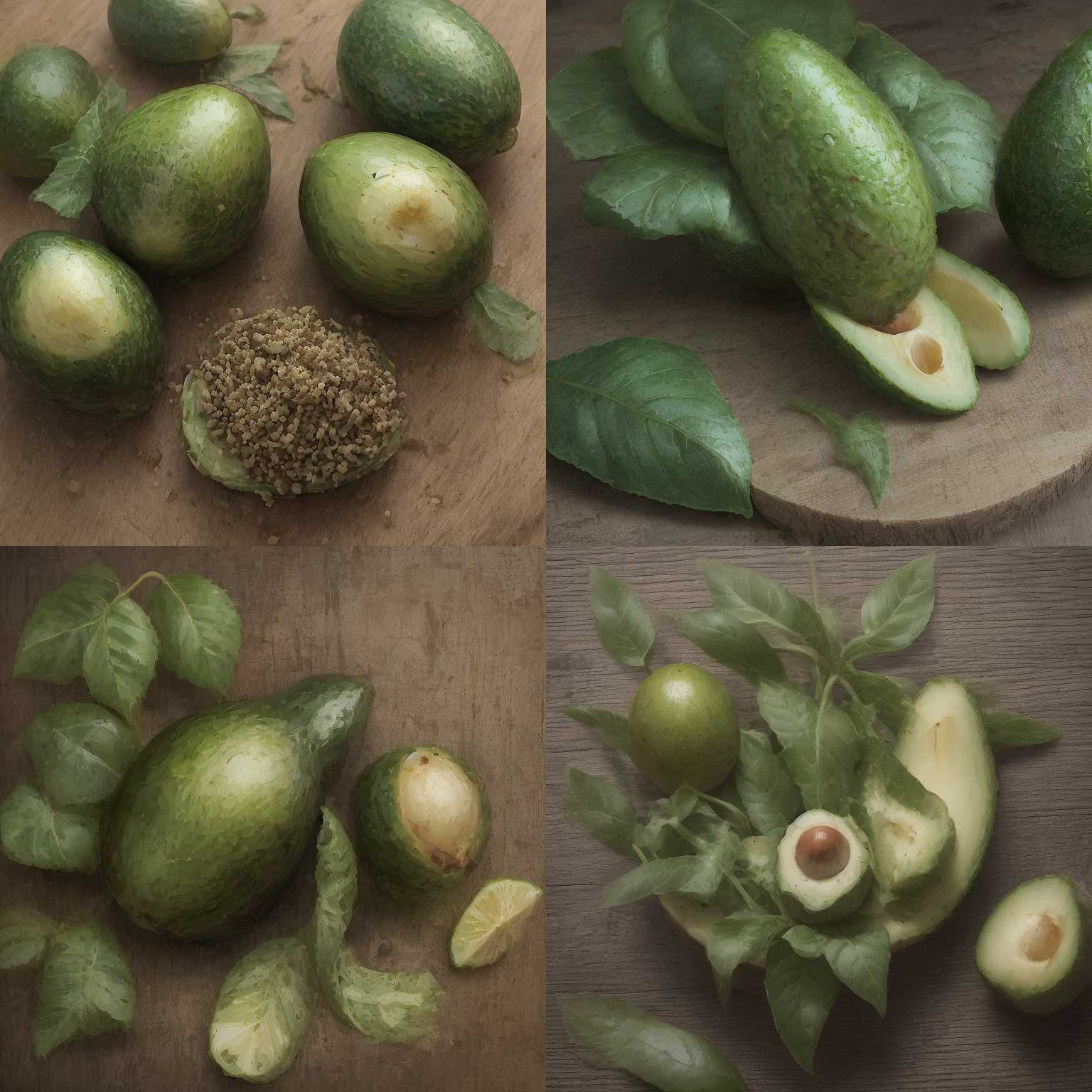 A premature avocado