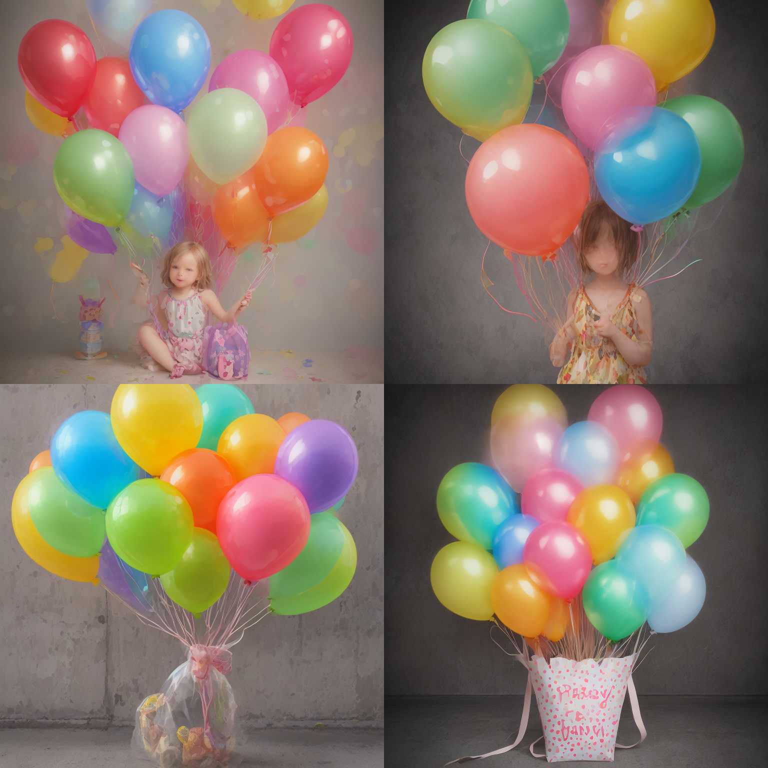 A small bag of party balloons for sale