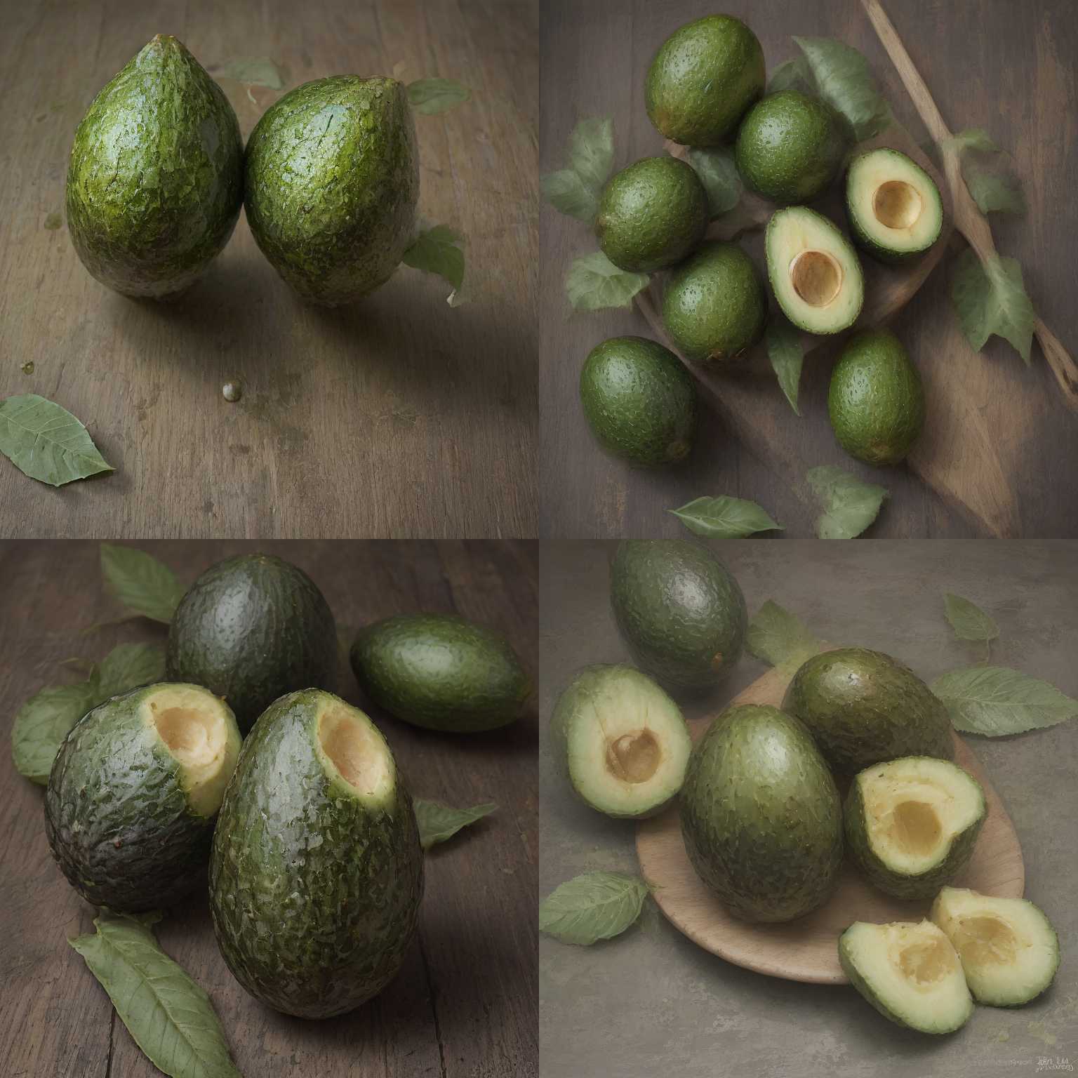 An overripe avocado