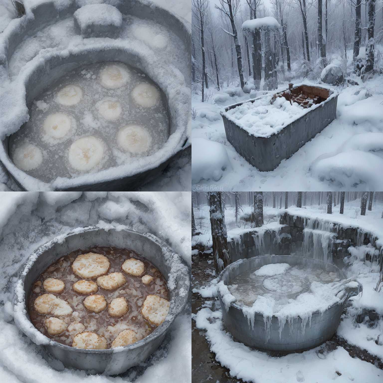 A cold pan