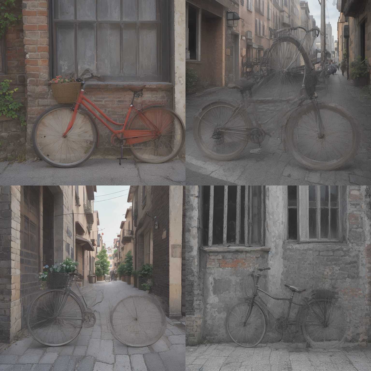 A bicycle