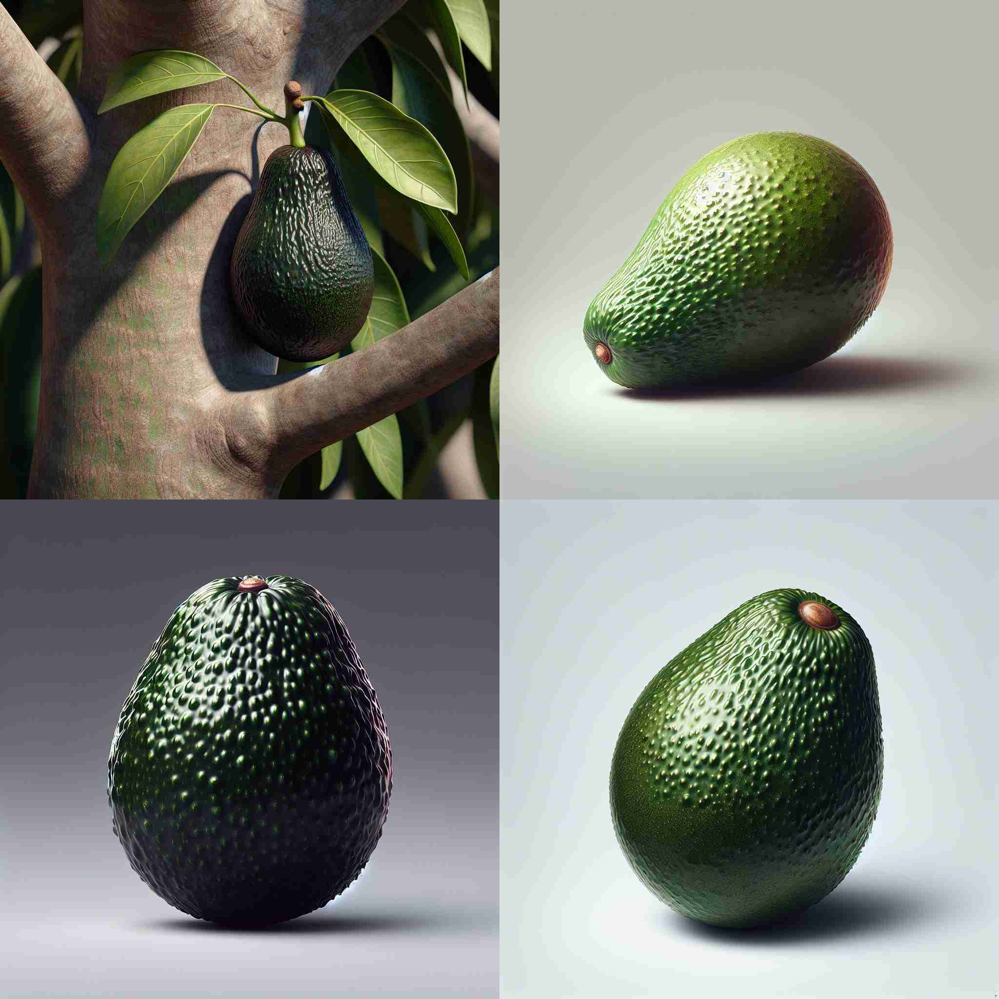 A premature avocado