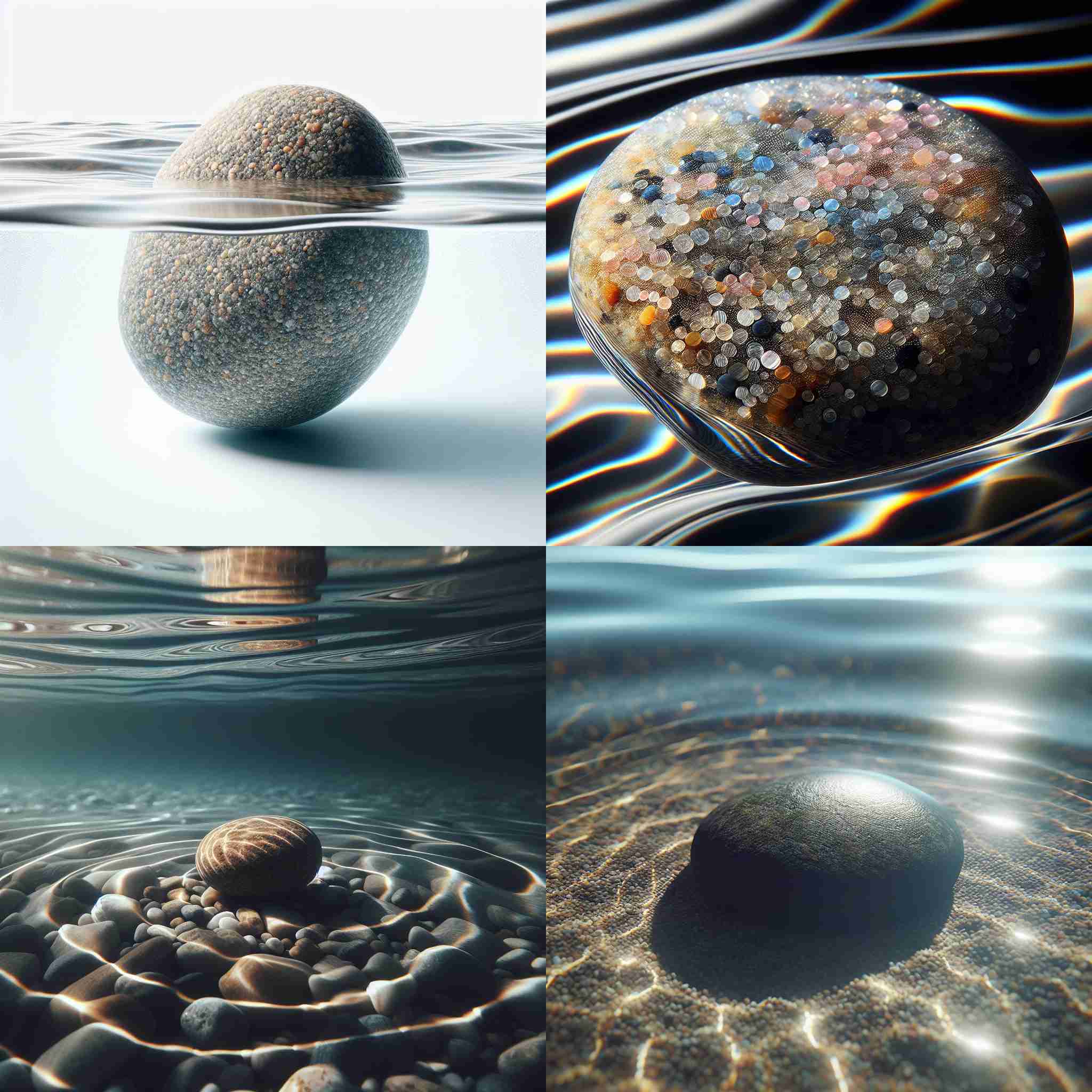 A pebble in the water