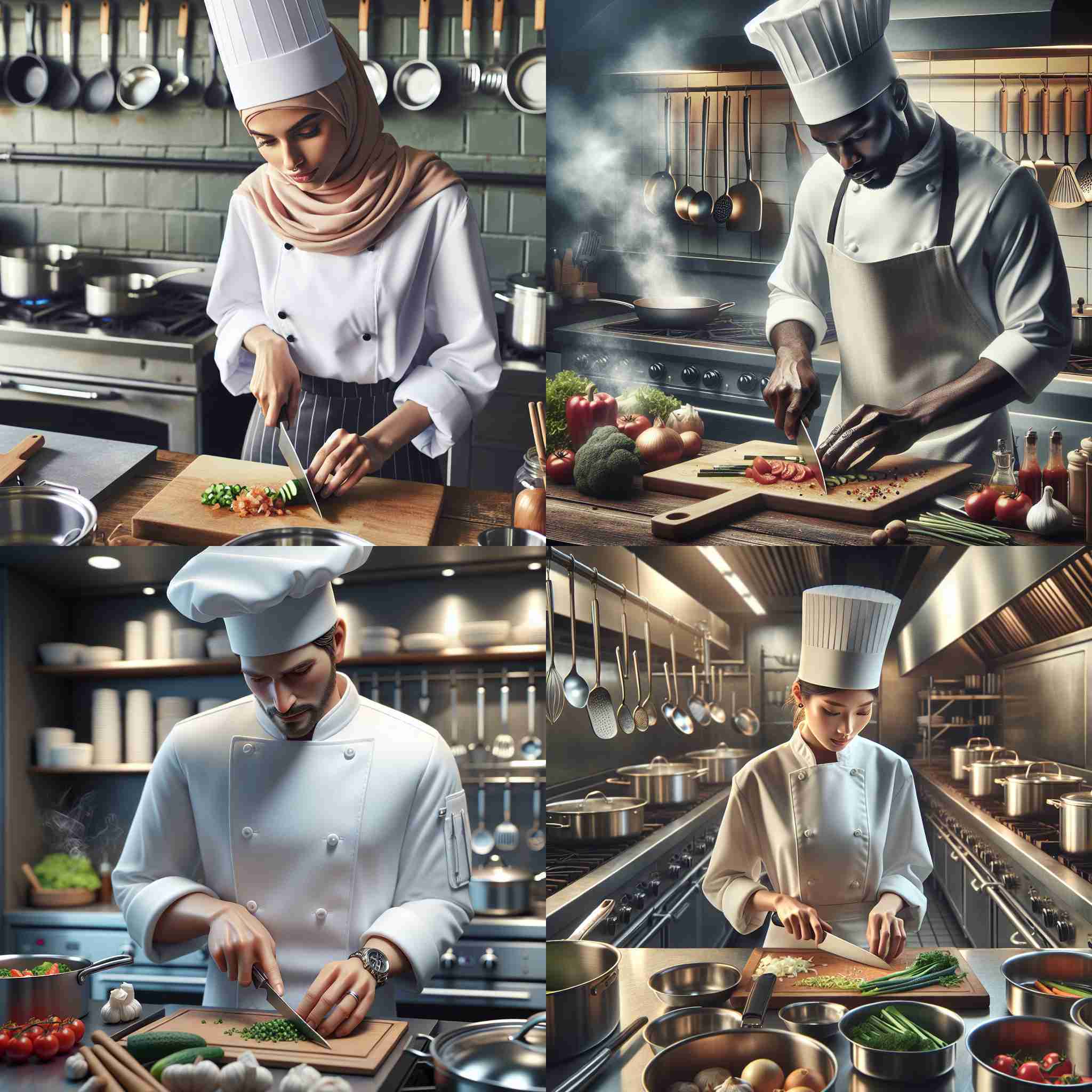 A chef working