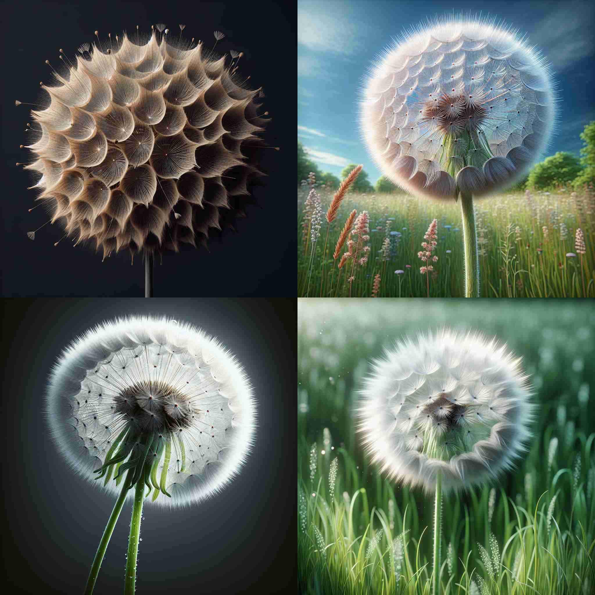 A mature dandelion