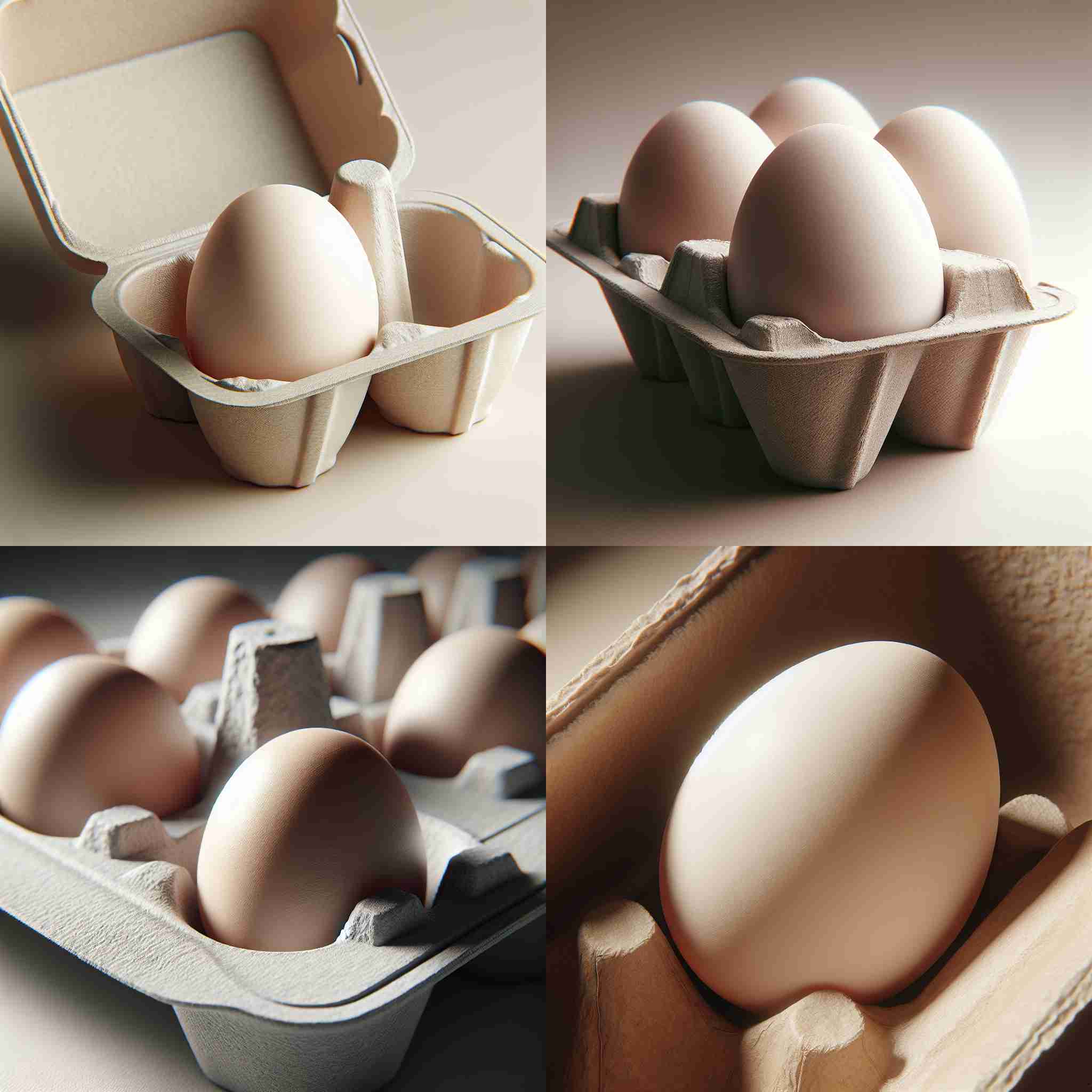 An egg in a carton