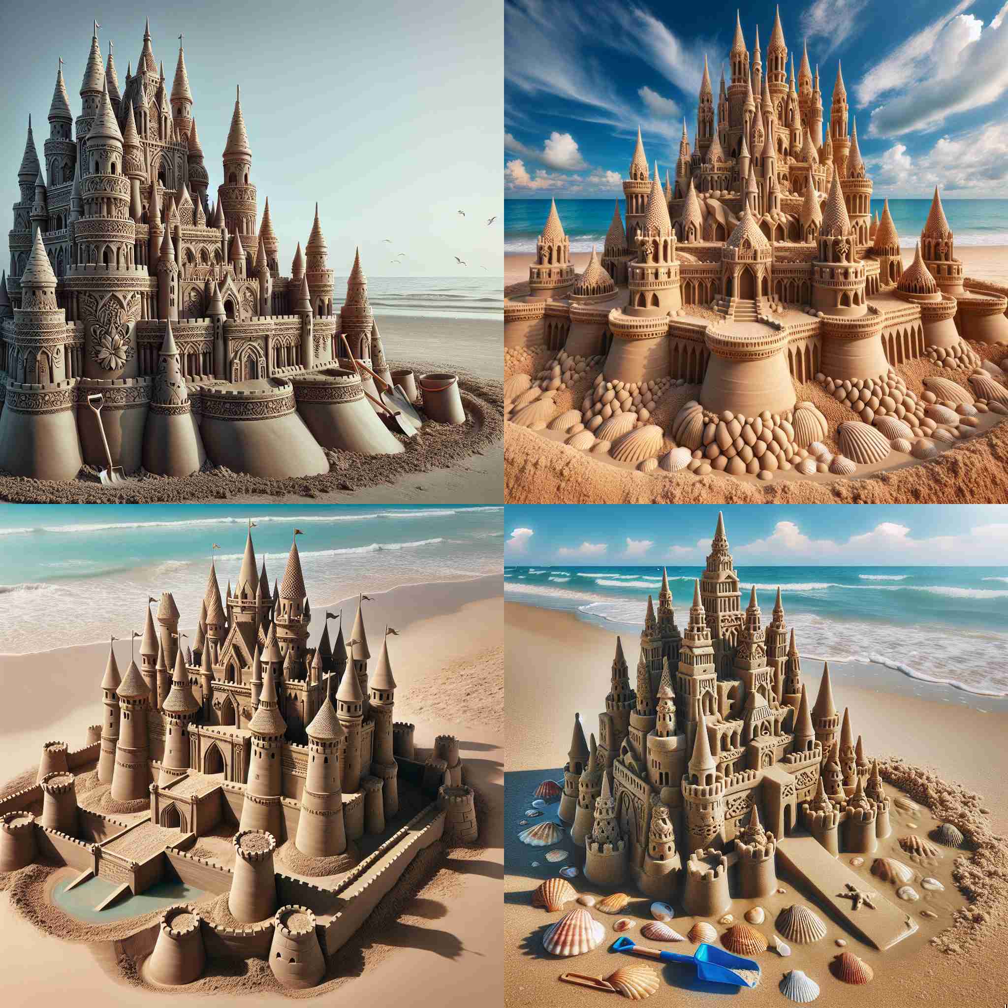 A sandcastle