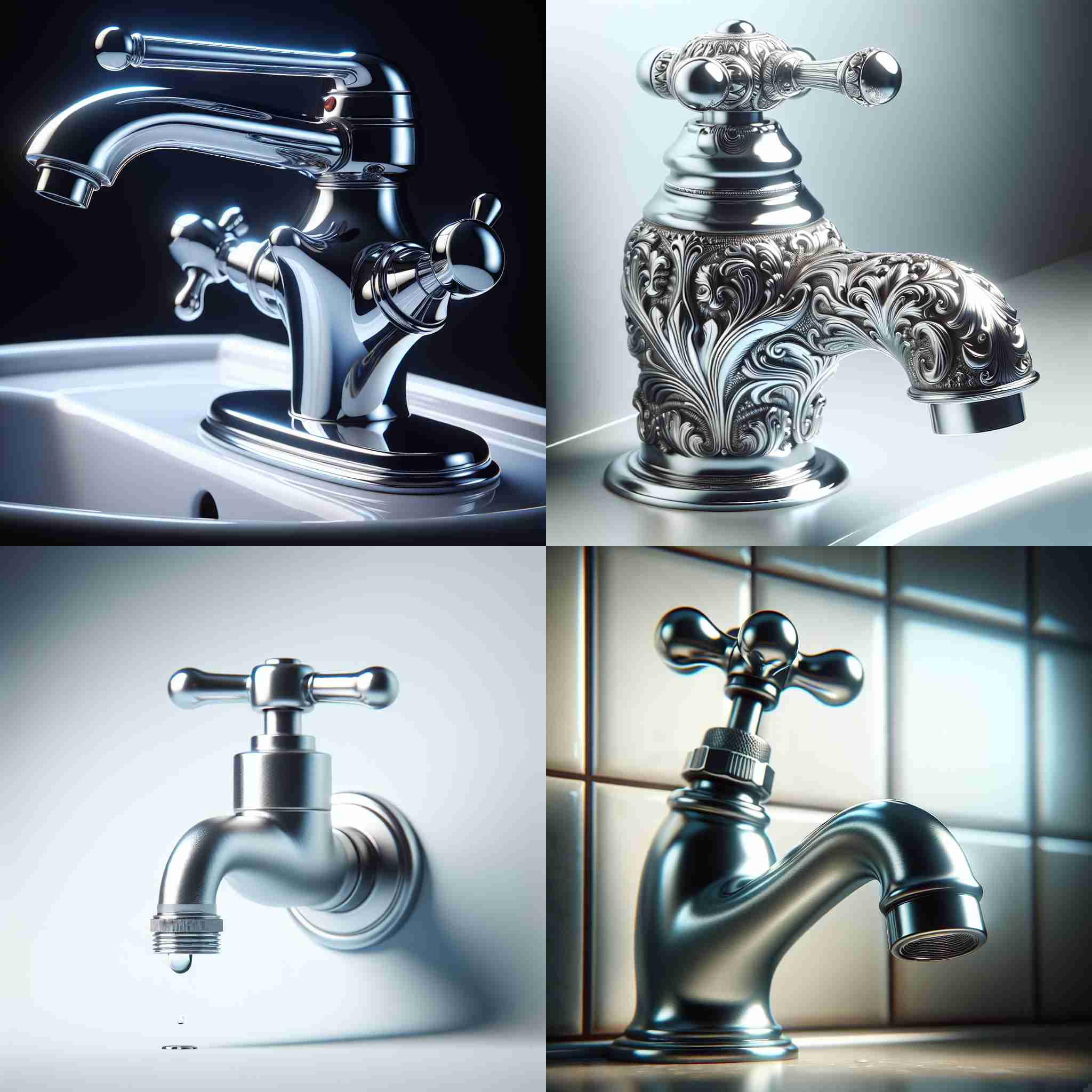 A faucet that's turned off