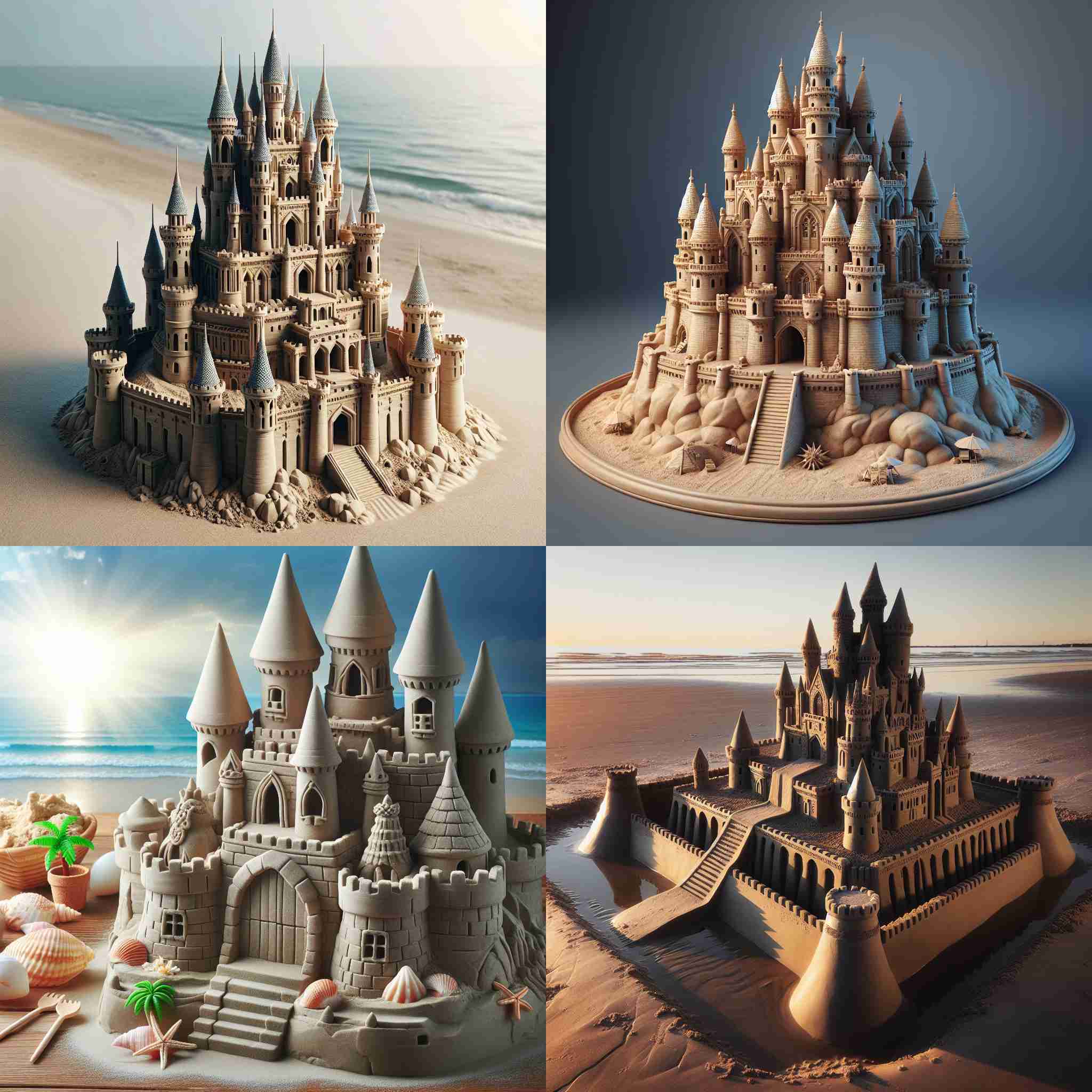 A sandcastle