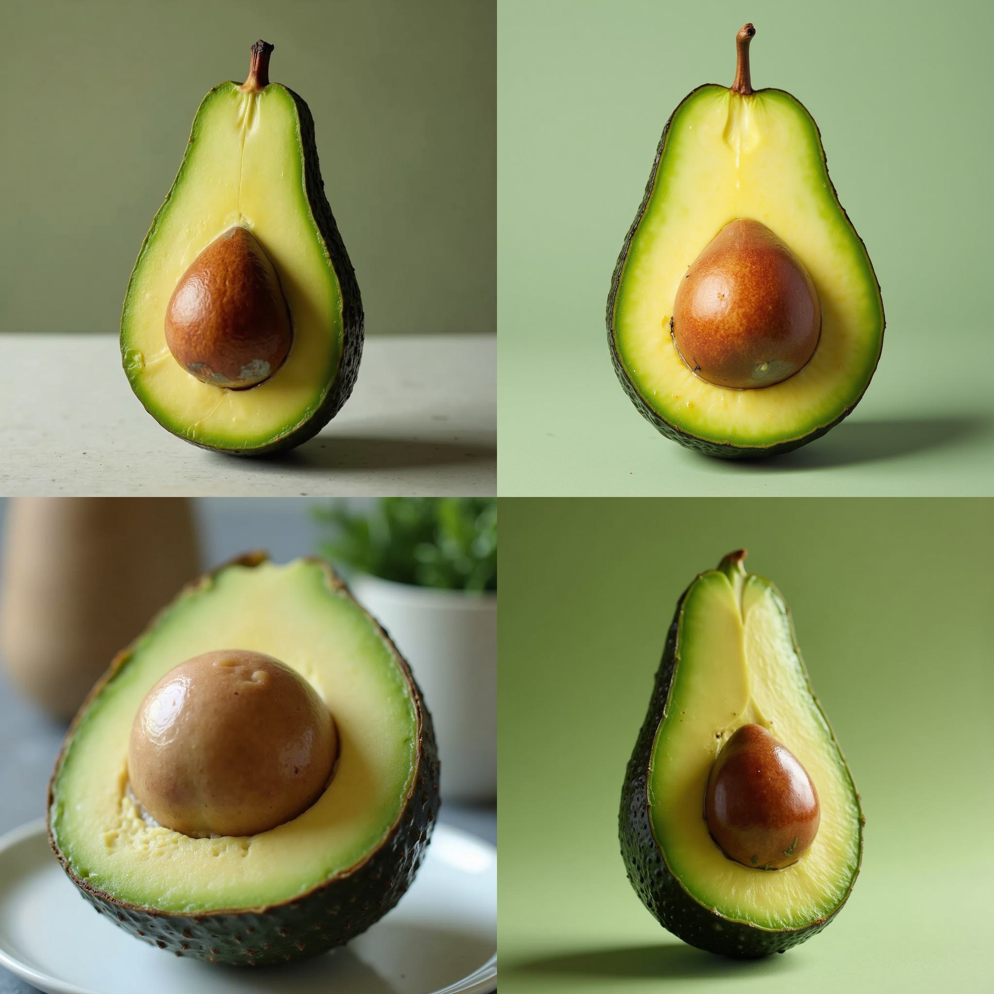 A premature avocado