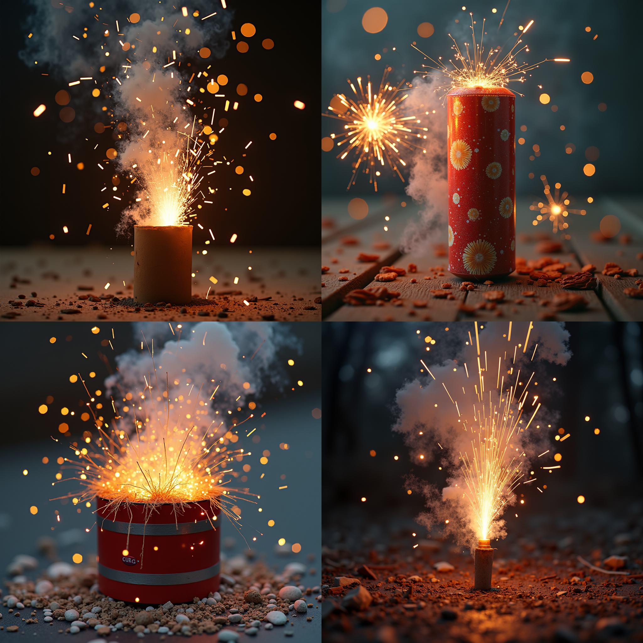 An unused firecracker