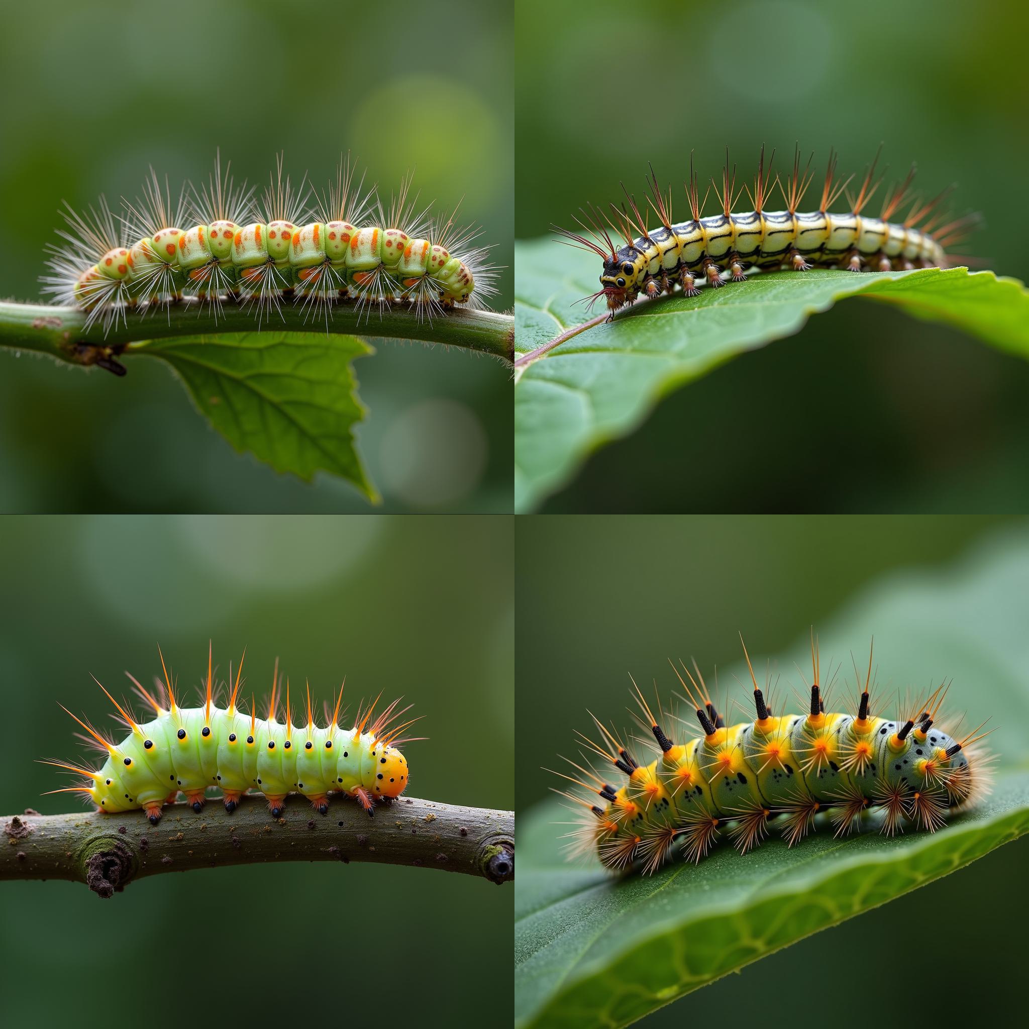 A caterpillar after metamorphosis