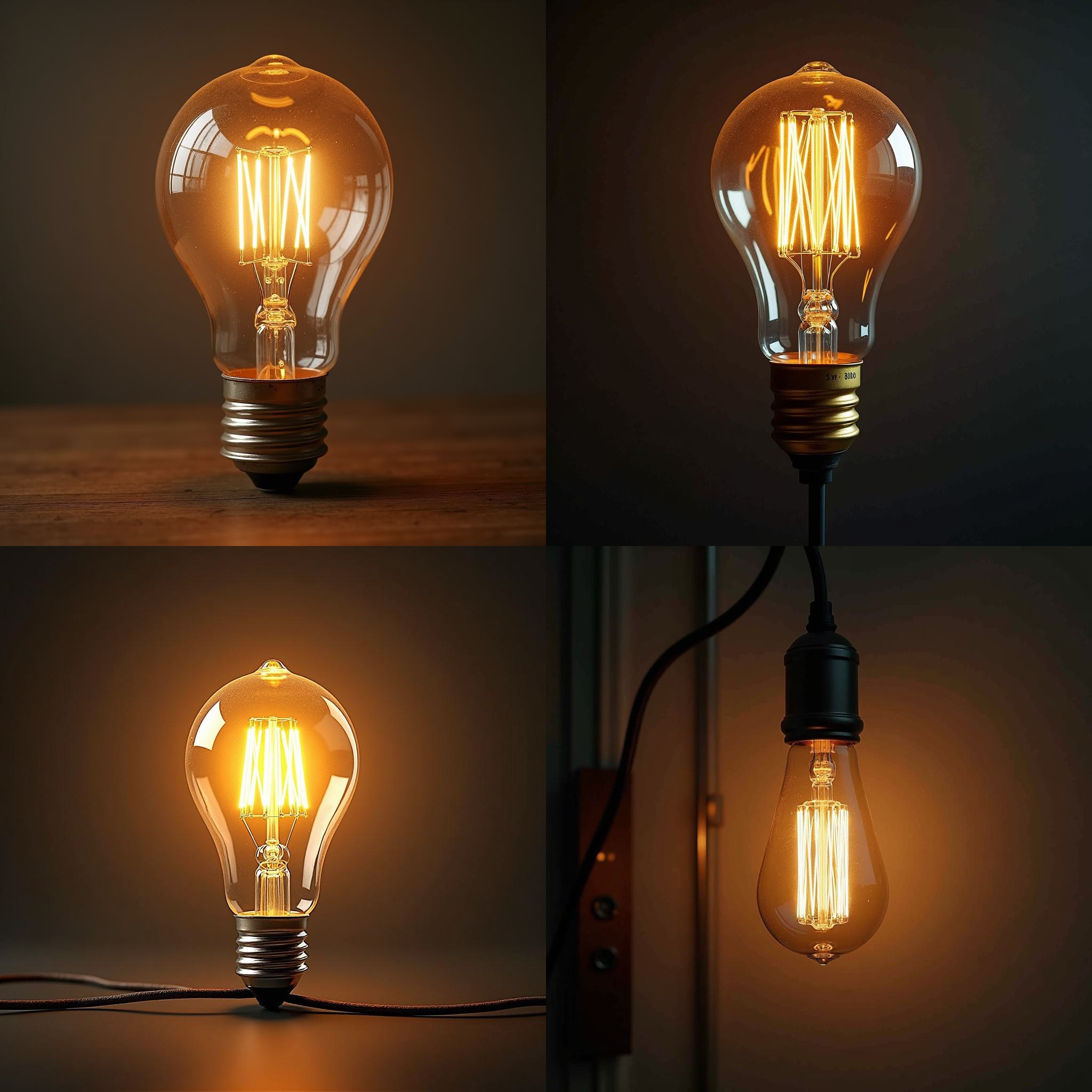 a lightbulb with a good circuit