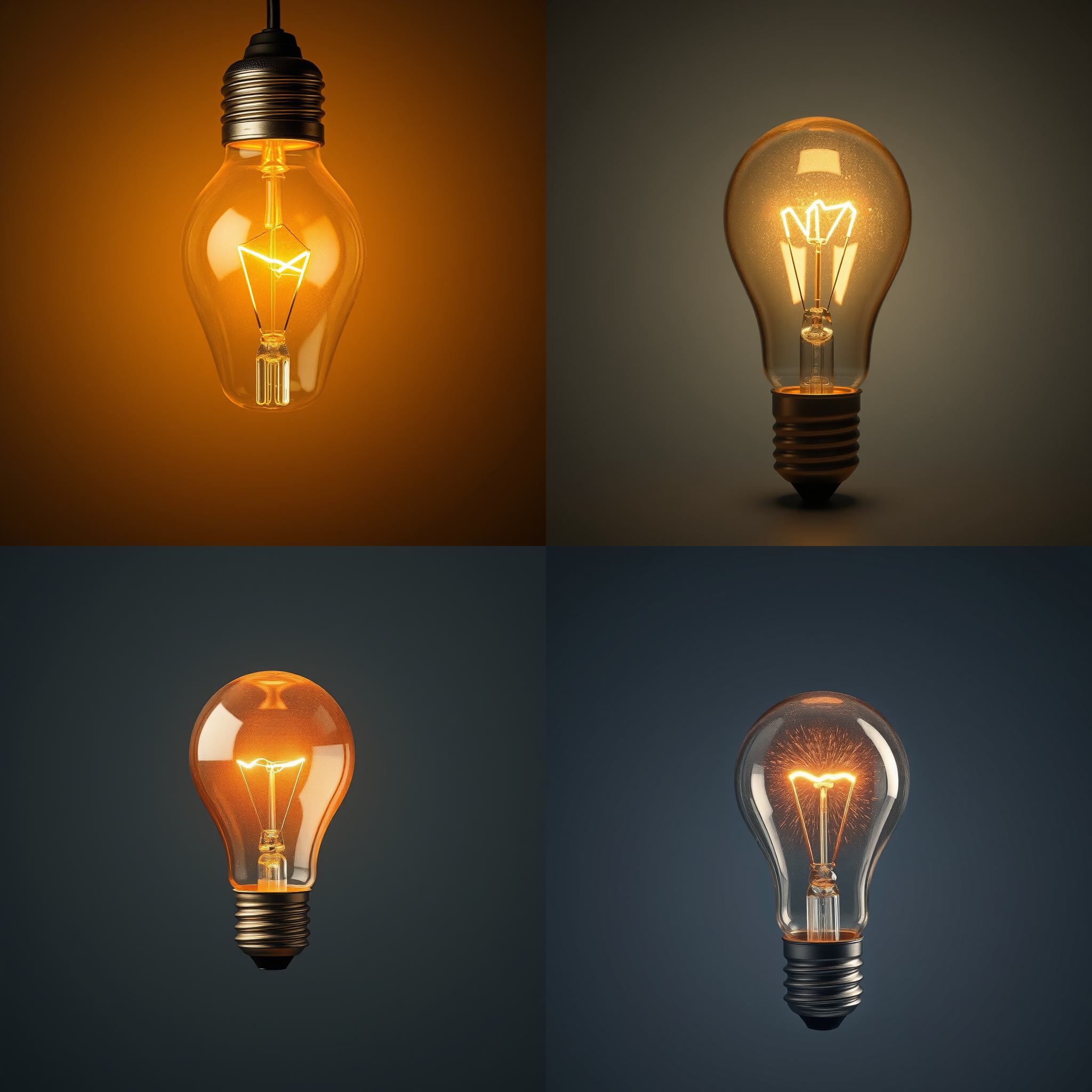 A lightbulb without electricity