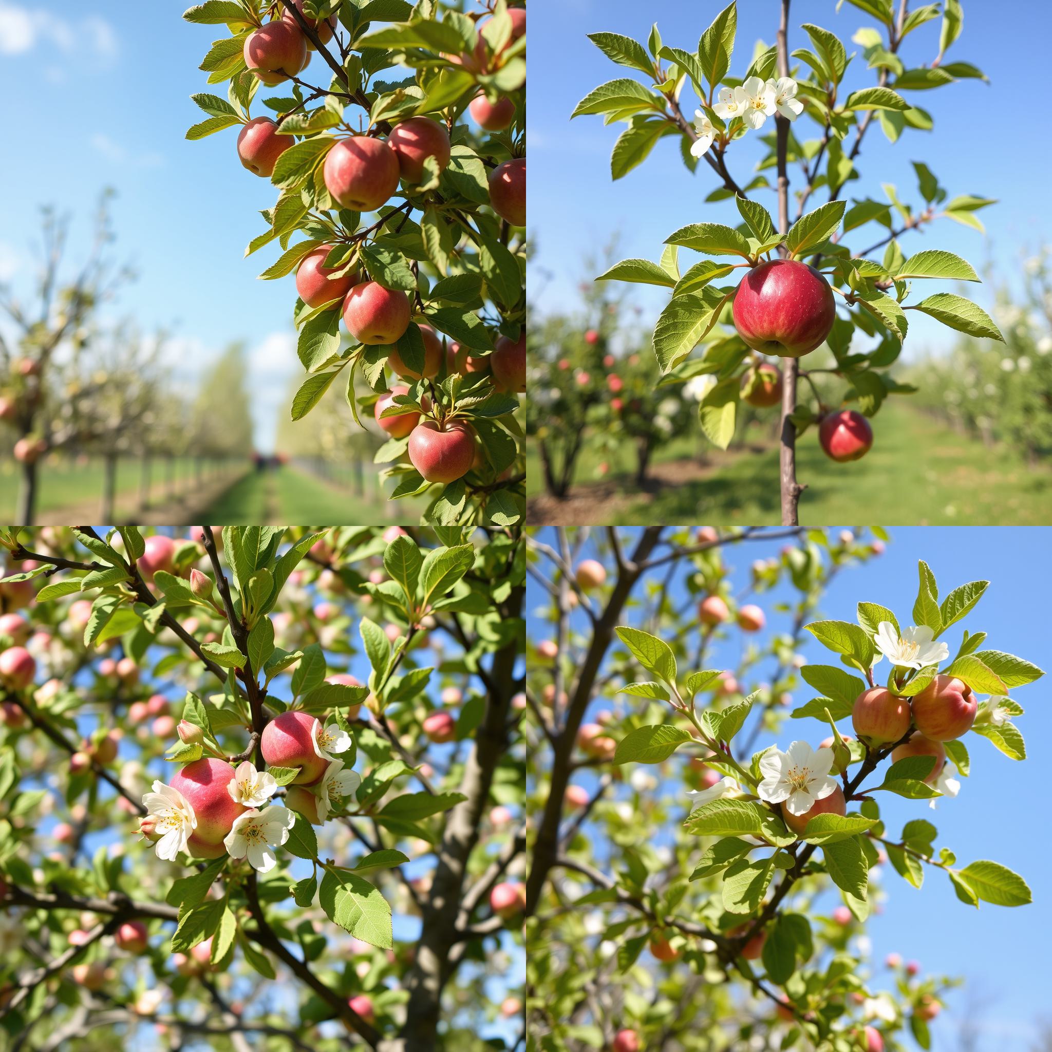 An apple tree in spring