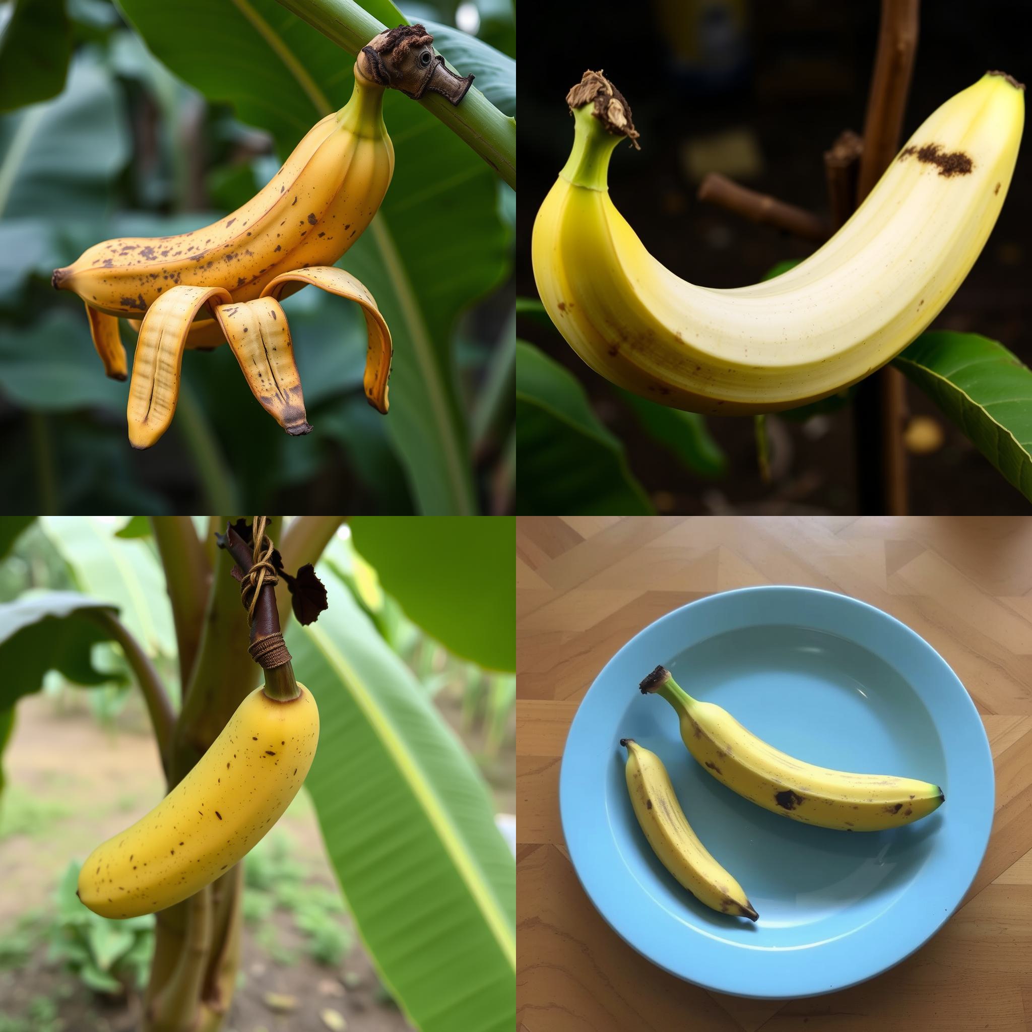 A premature banana