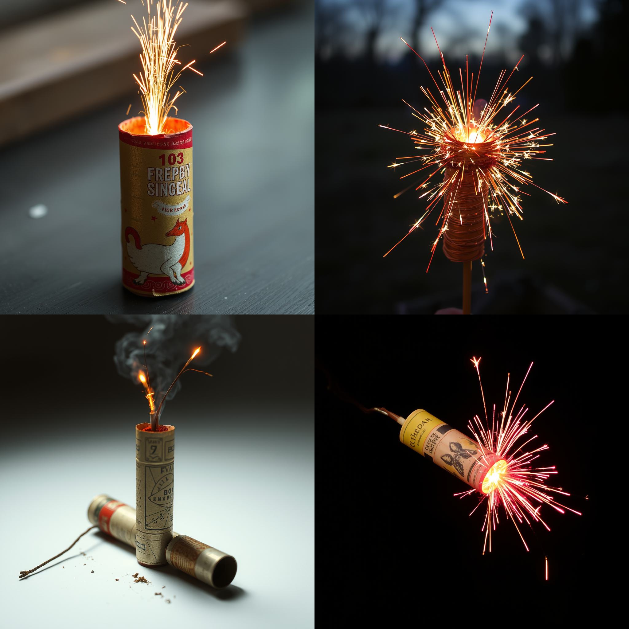 An unused firecracker