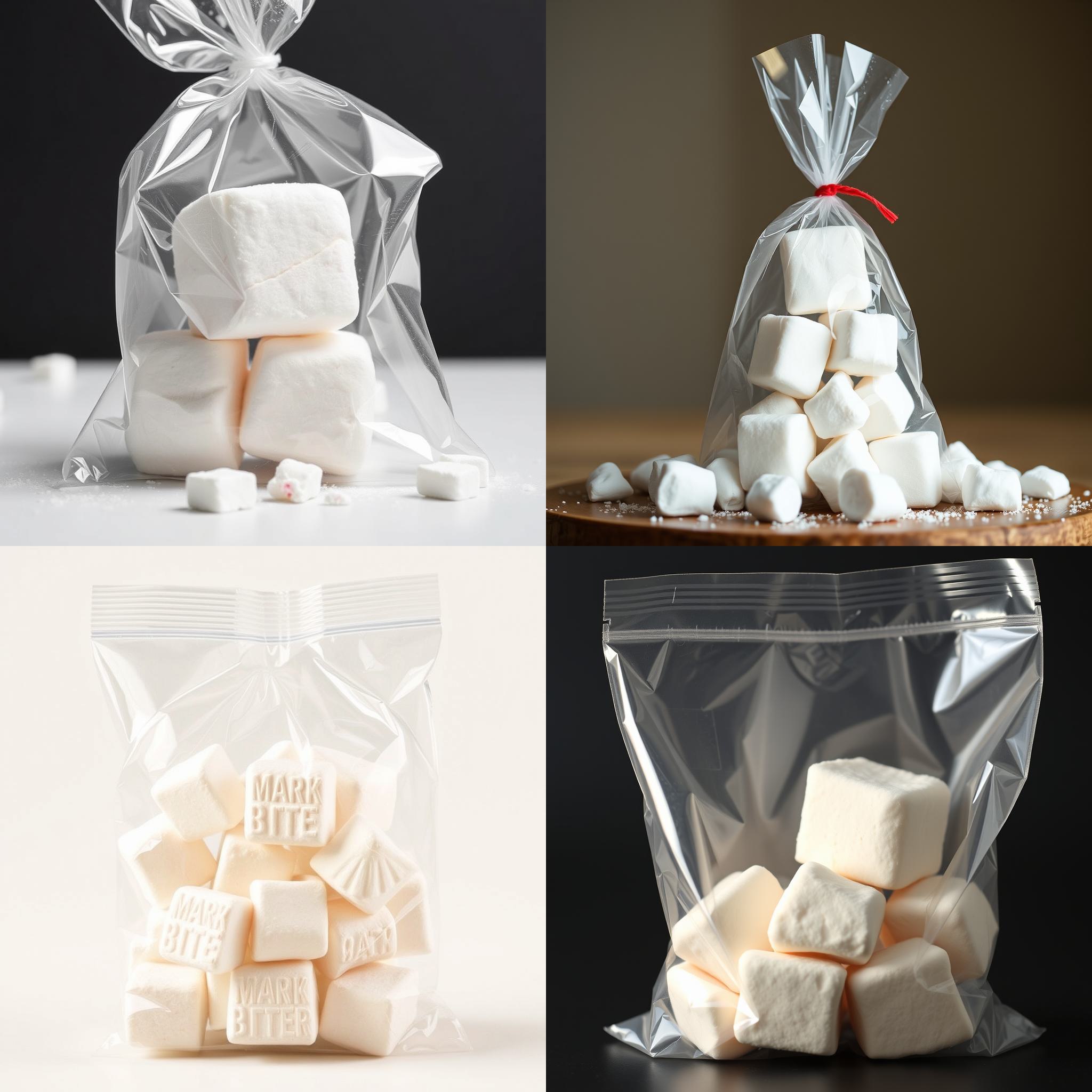 Marshmallow in a bag