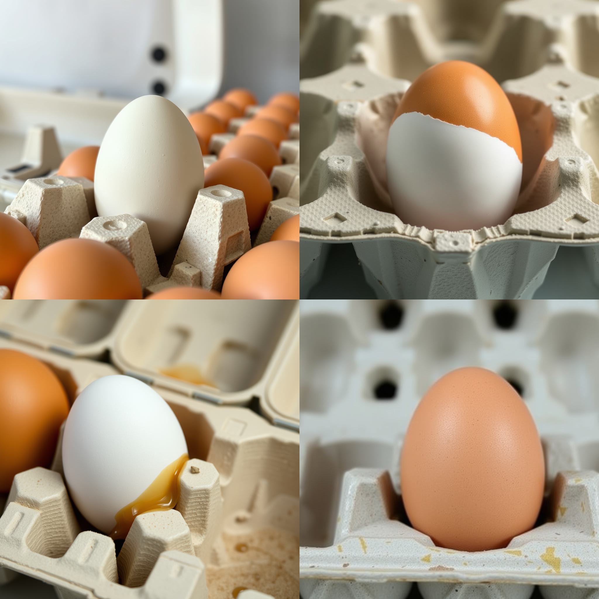 An egg in a carton