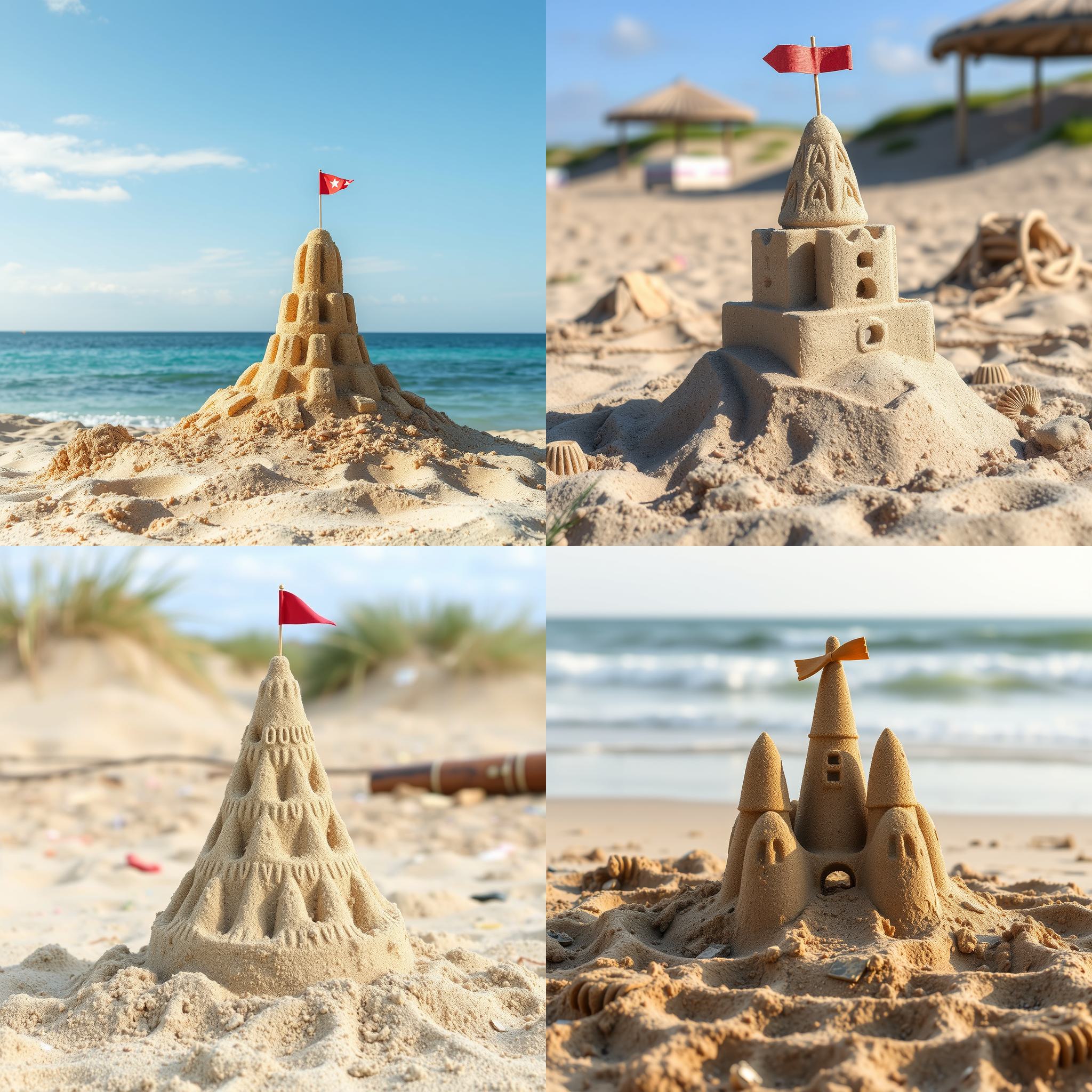 A sandcastle