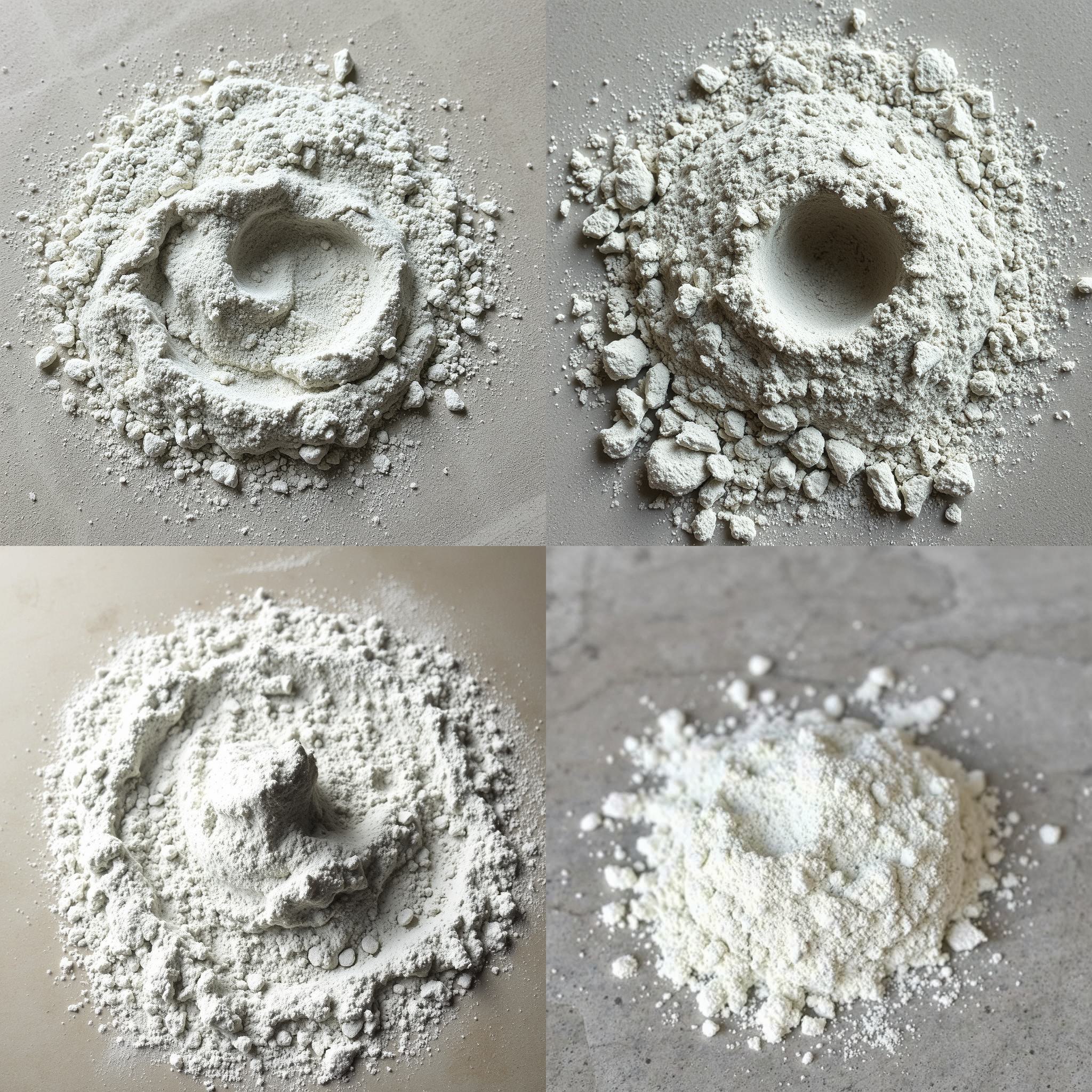 Cement powder kept dry