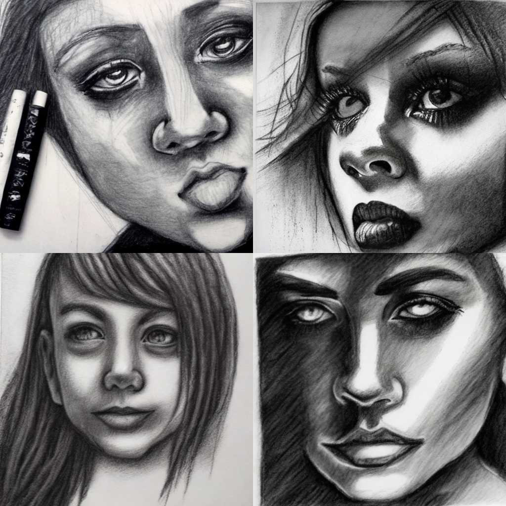 Used charcoals