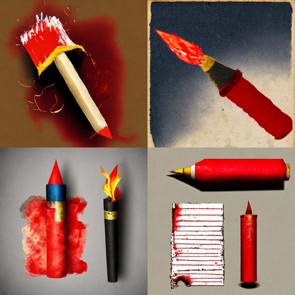 An unused firecracker