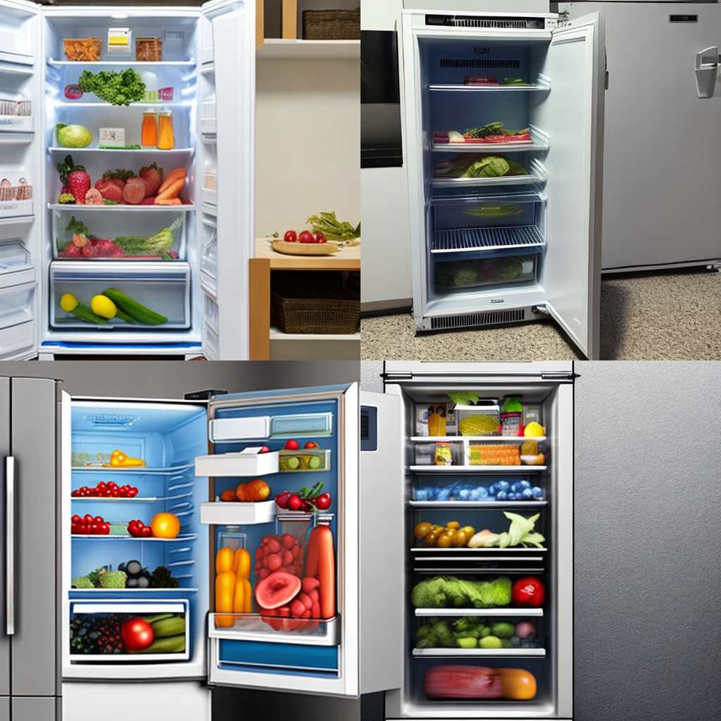 An open fridge disconnected from electricity