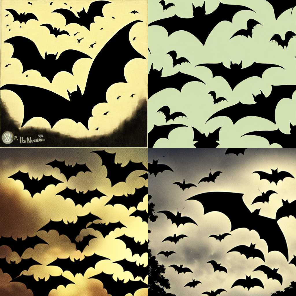 Bats during the night