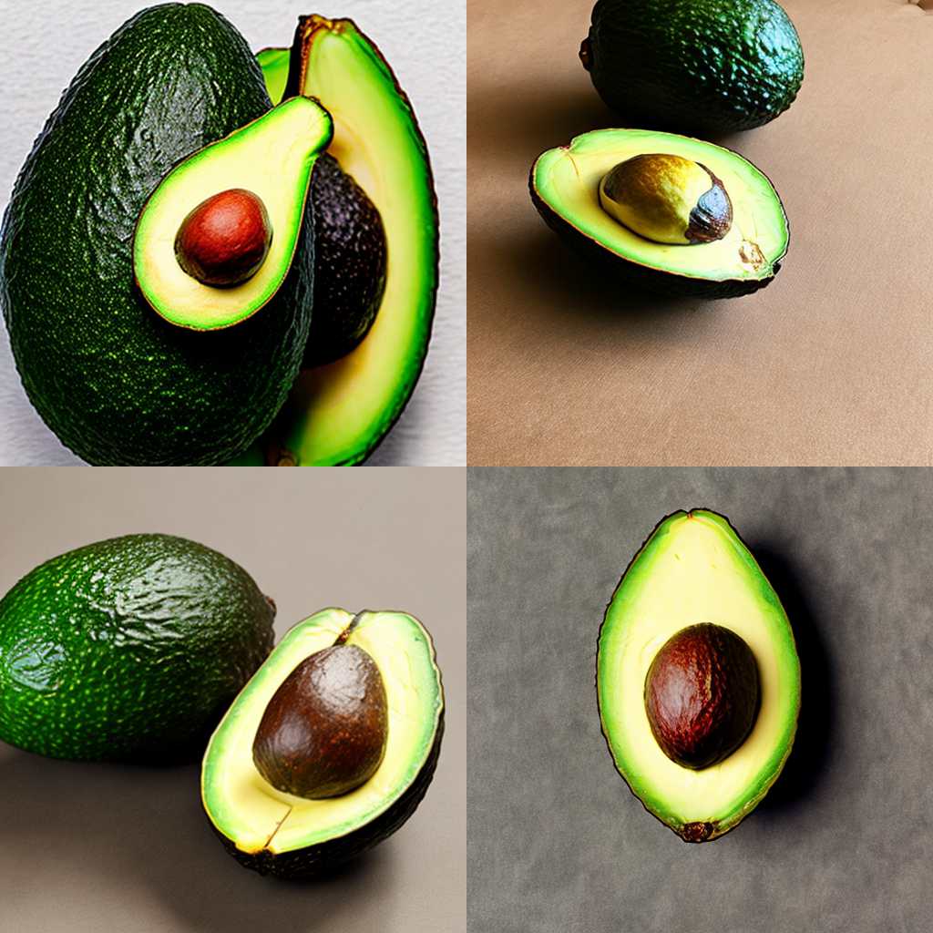 An overripe avocado