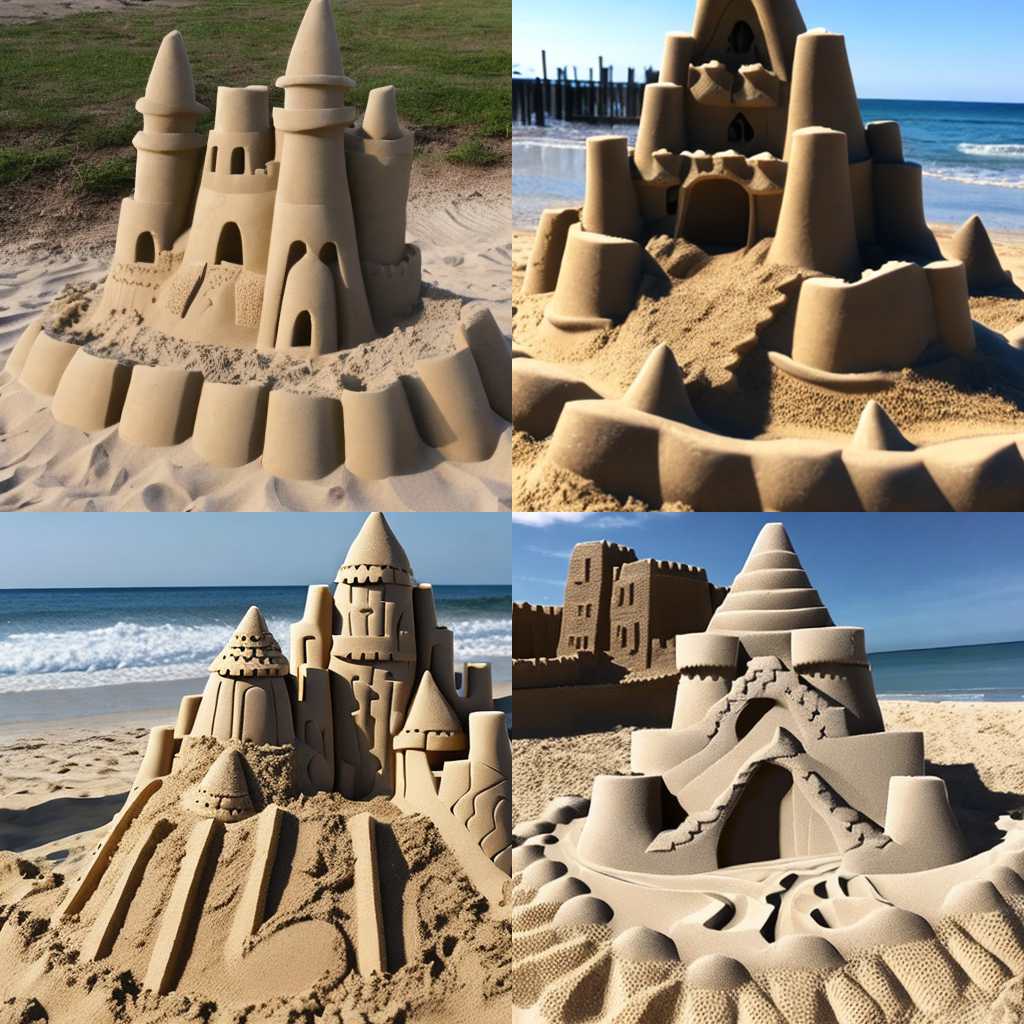 A sandcastle