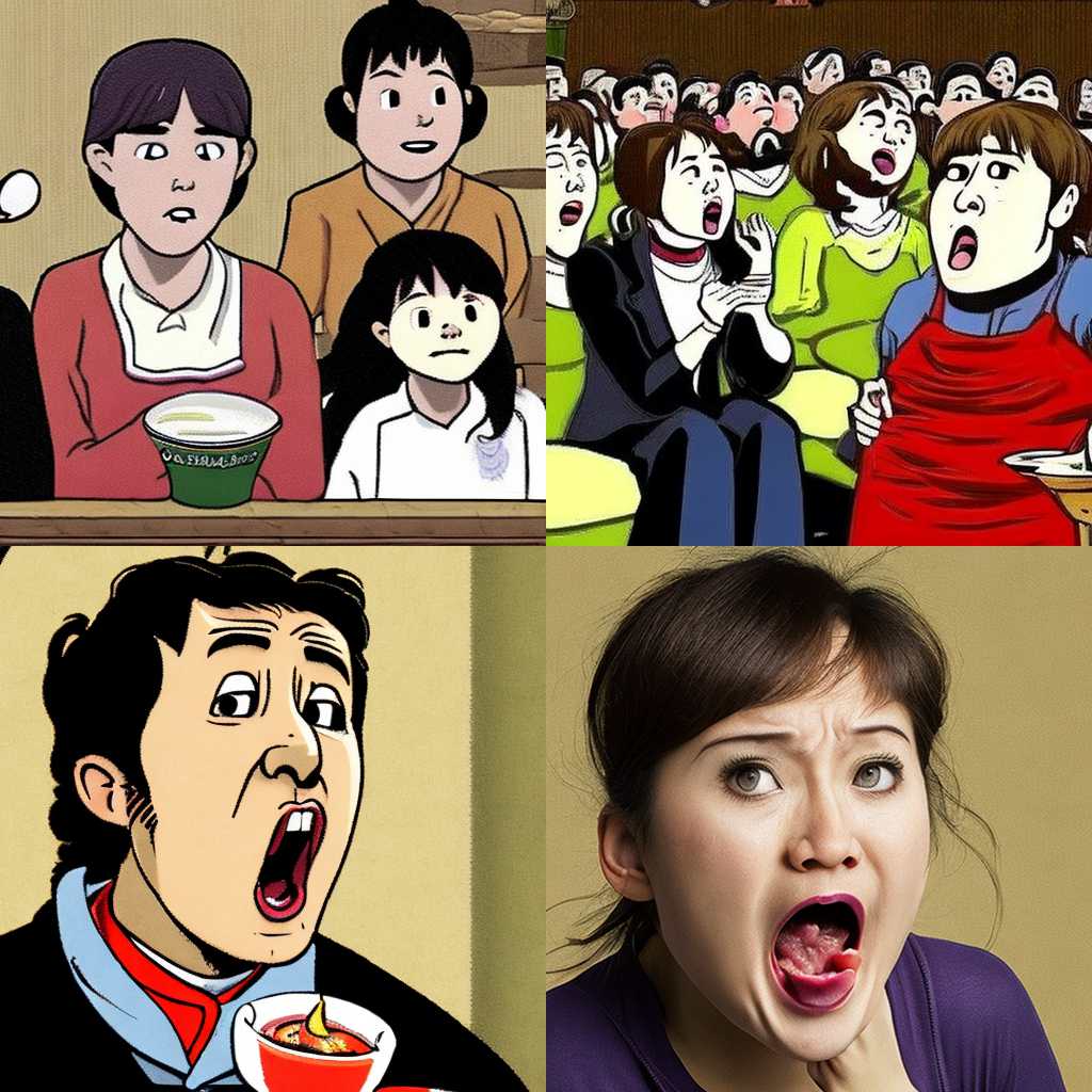 A person's face when watching soup opera