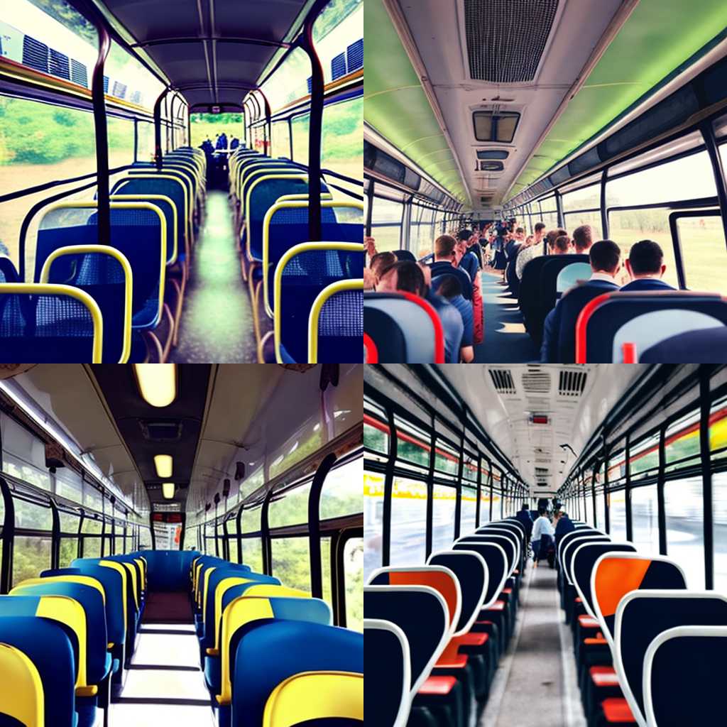 The inside of a bus during peak hours