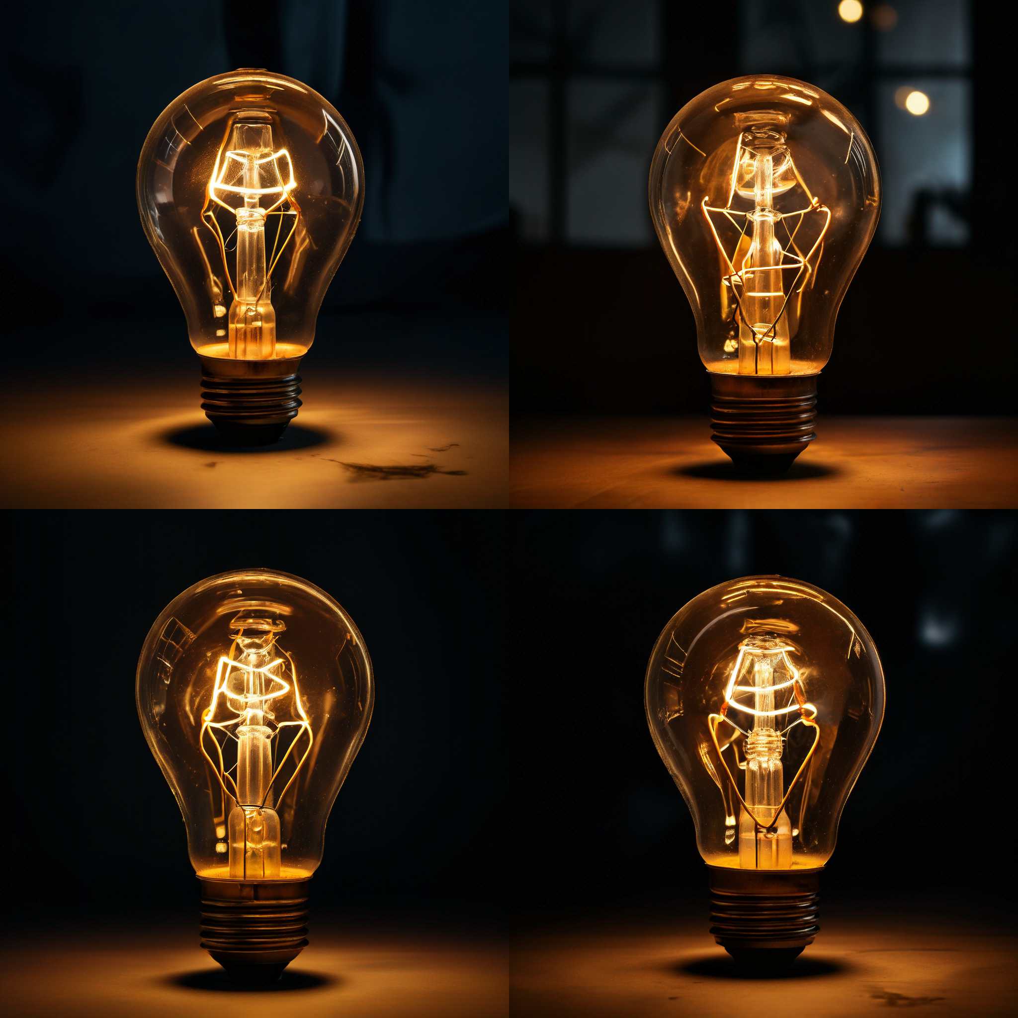 A lightbulb without electricity