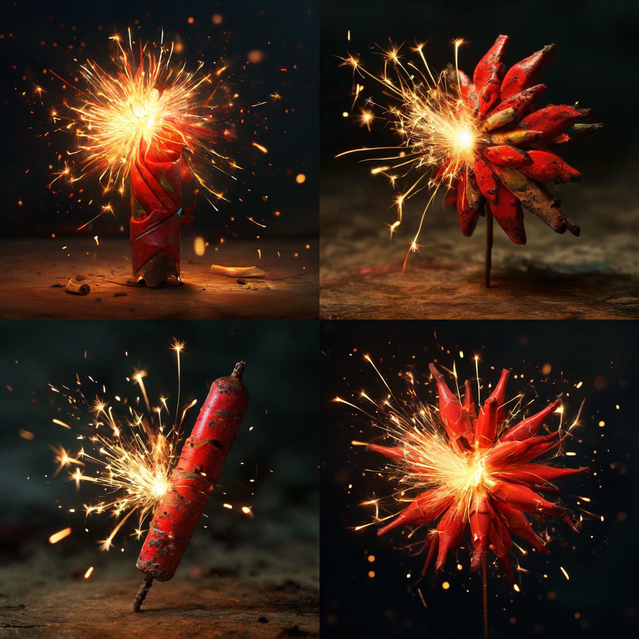 An unused firecracker