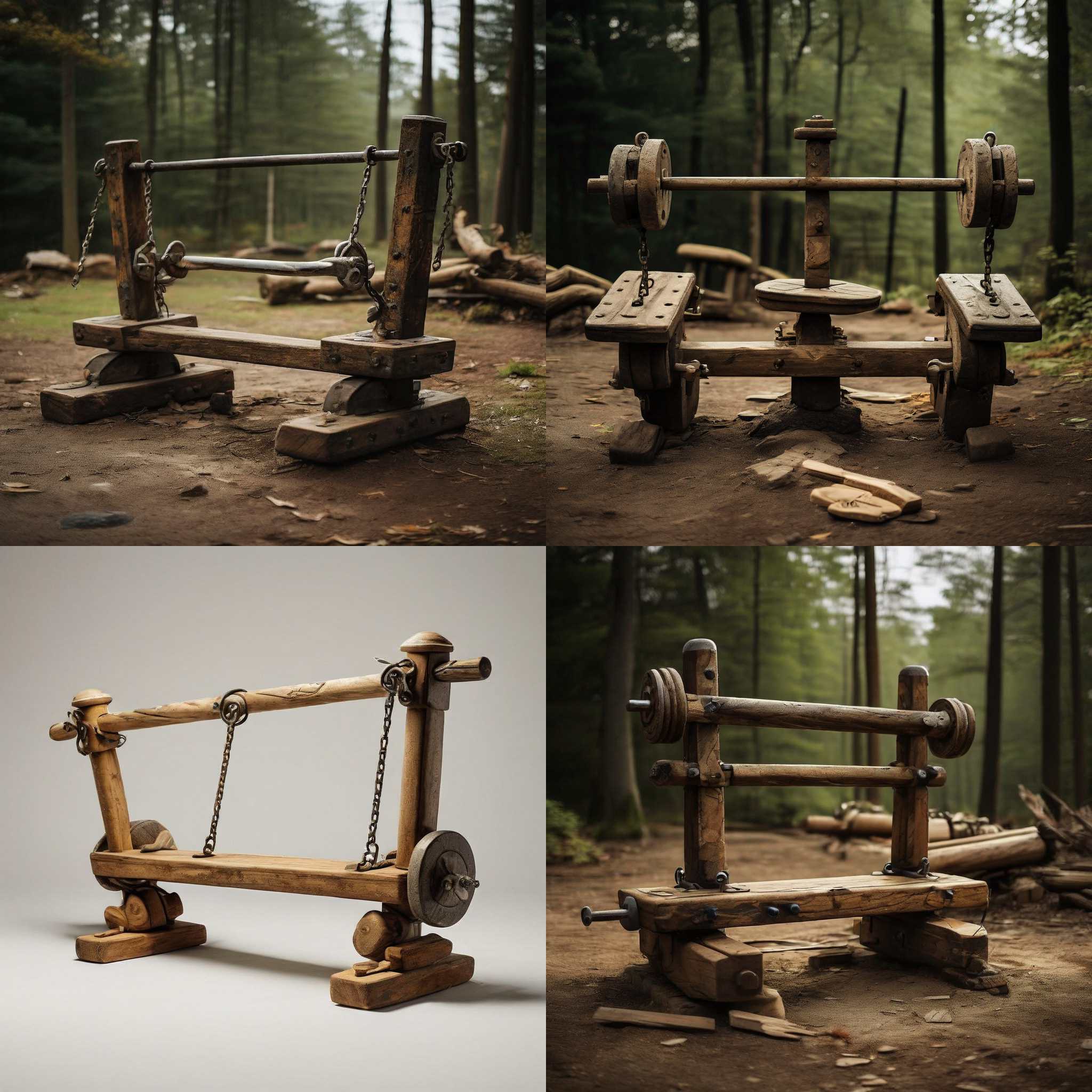 A seesaw with even weights on both sides