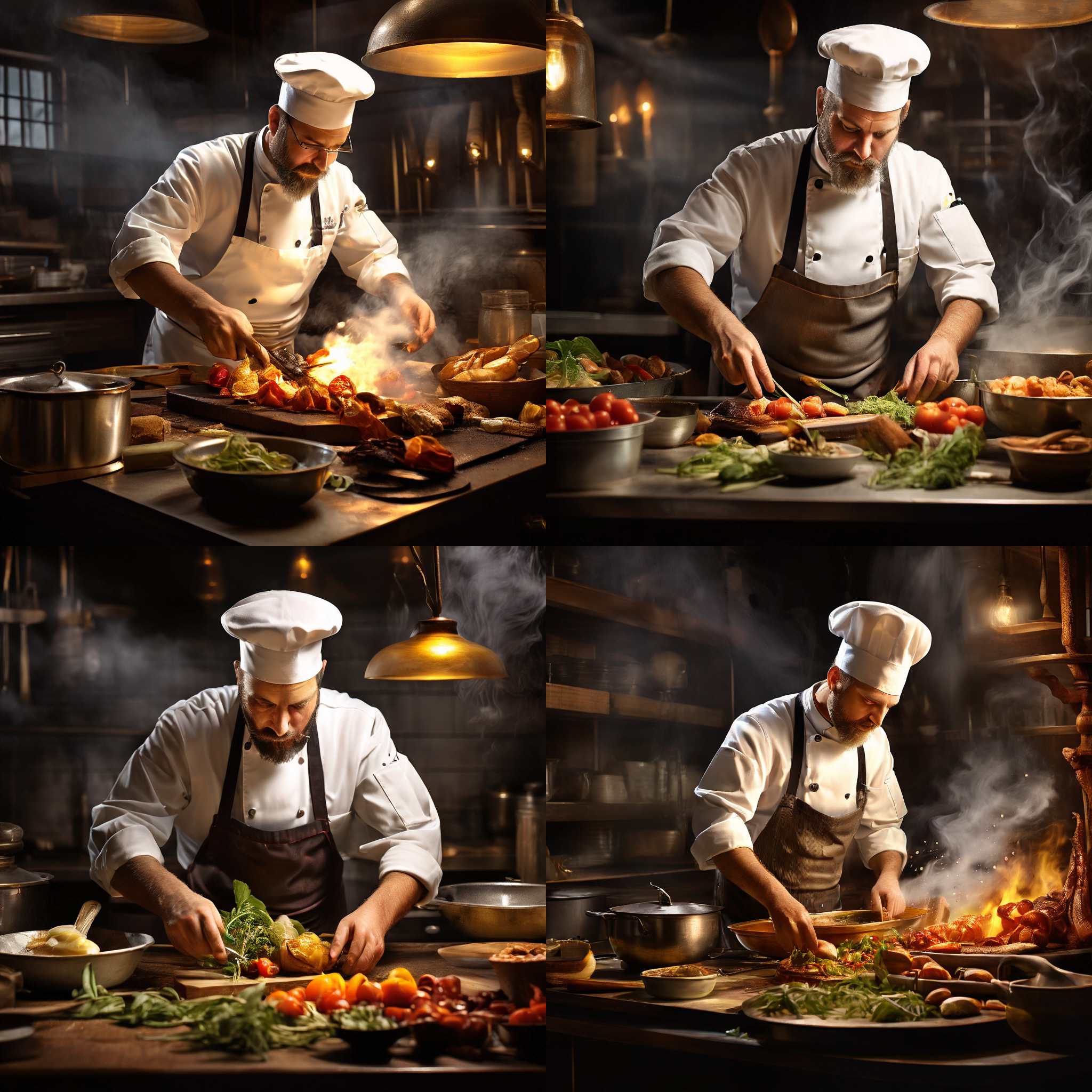 A chef working