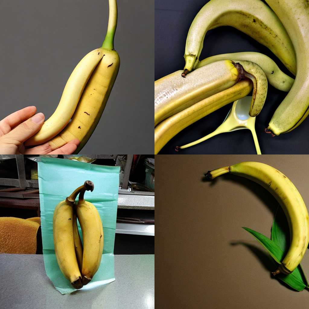 A premature banana