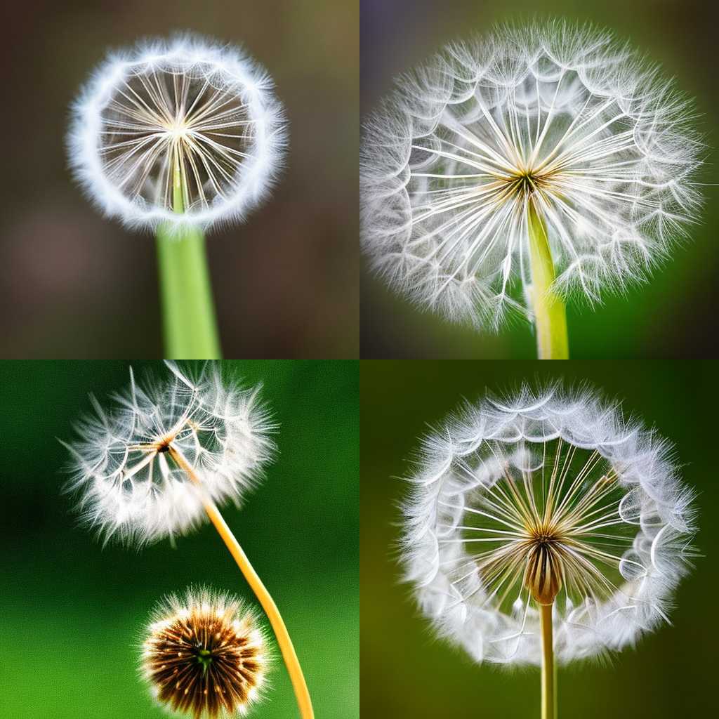 A budding dandelion