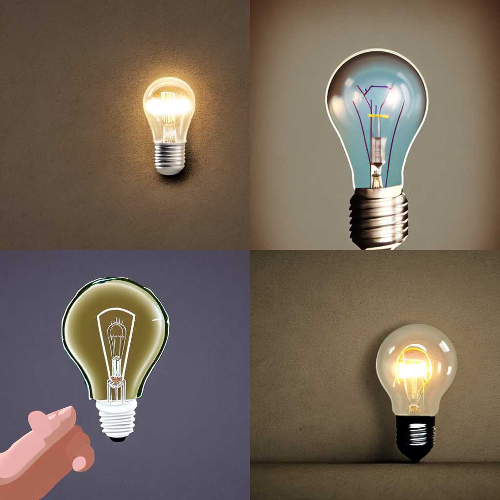 a lightbulb with a broken circuit