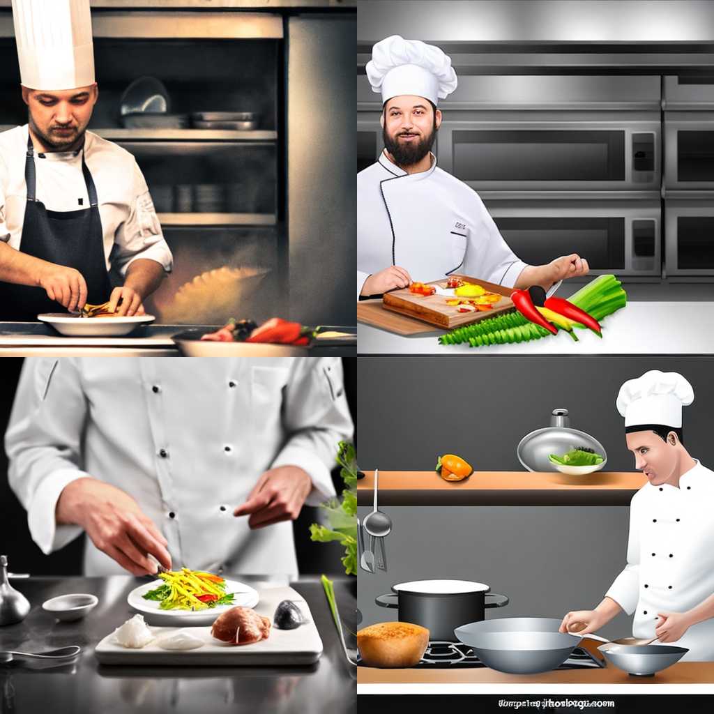 A chef working