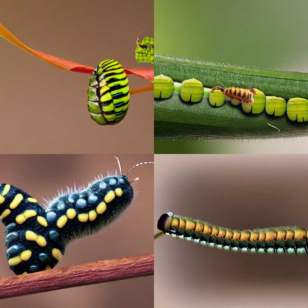 A caterpillar after metamorphosis