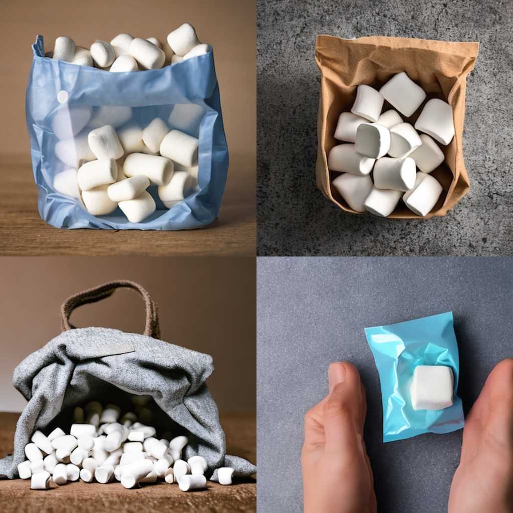 Marshmallow in a bag