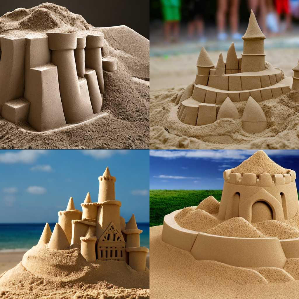 A sandcastle