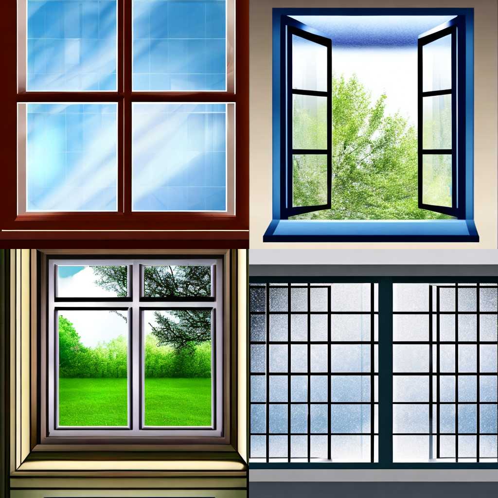 A glass window