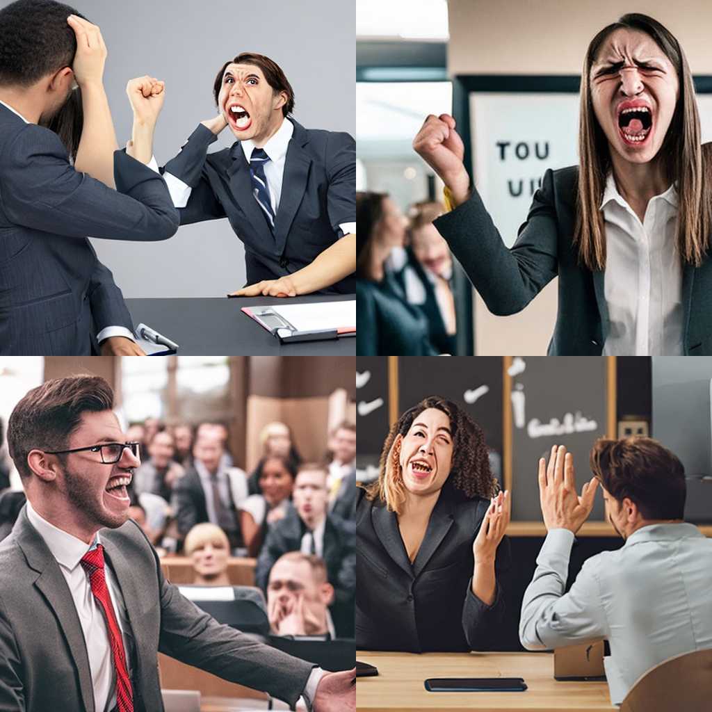 A person's reaction to getting promoted