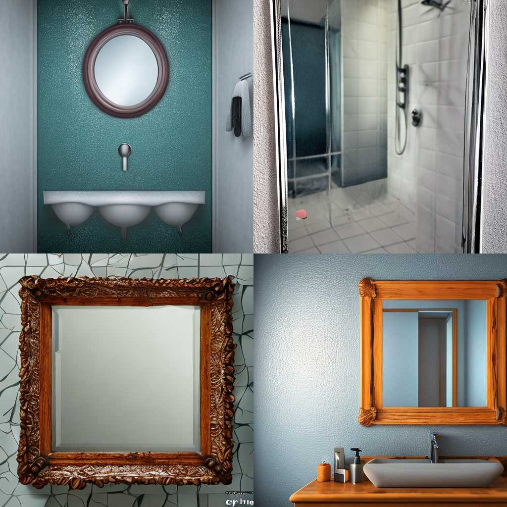 The bathroom mirror after a cold shower