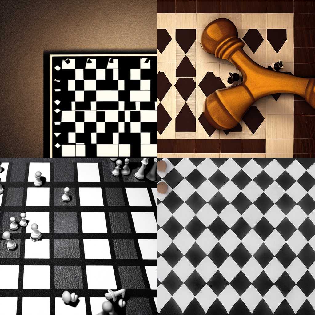 A chessboard at the beginning of a game